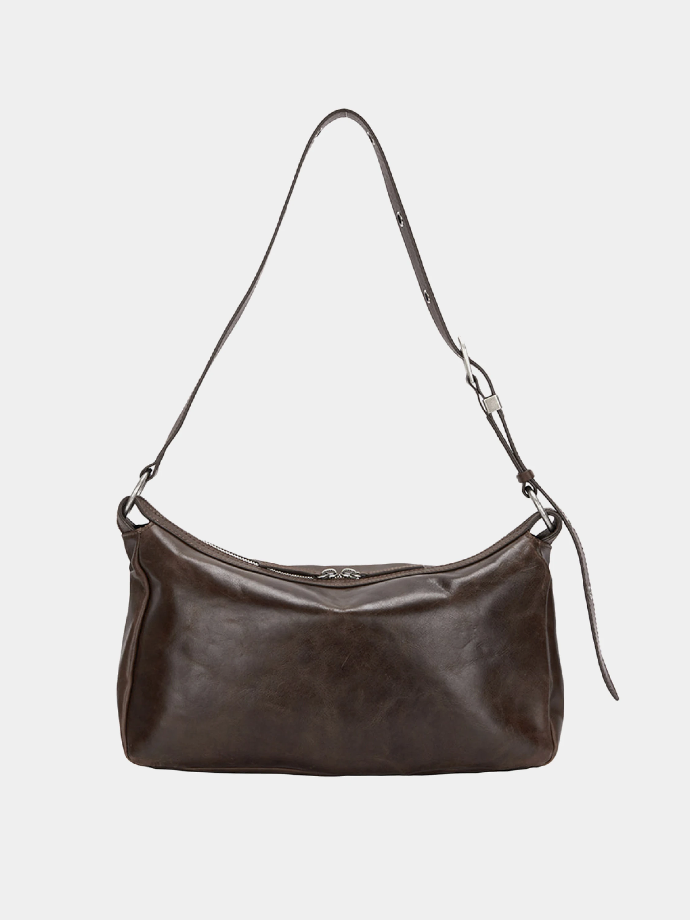 Женская сумка MARGESHERWOOD Outpocket Hobo Washed Brown