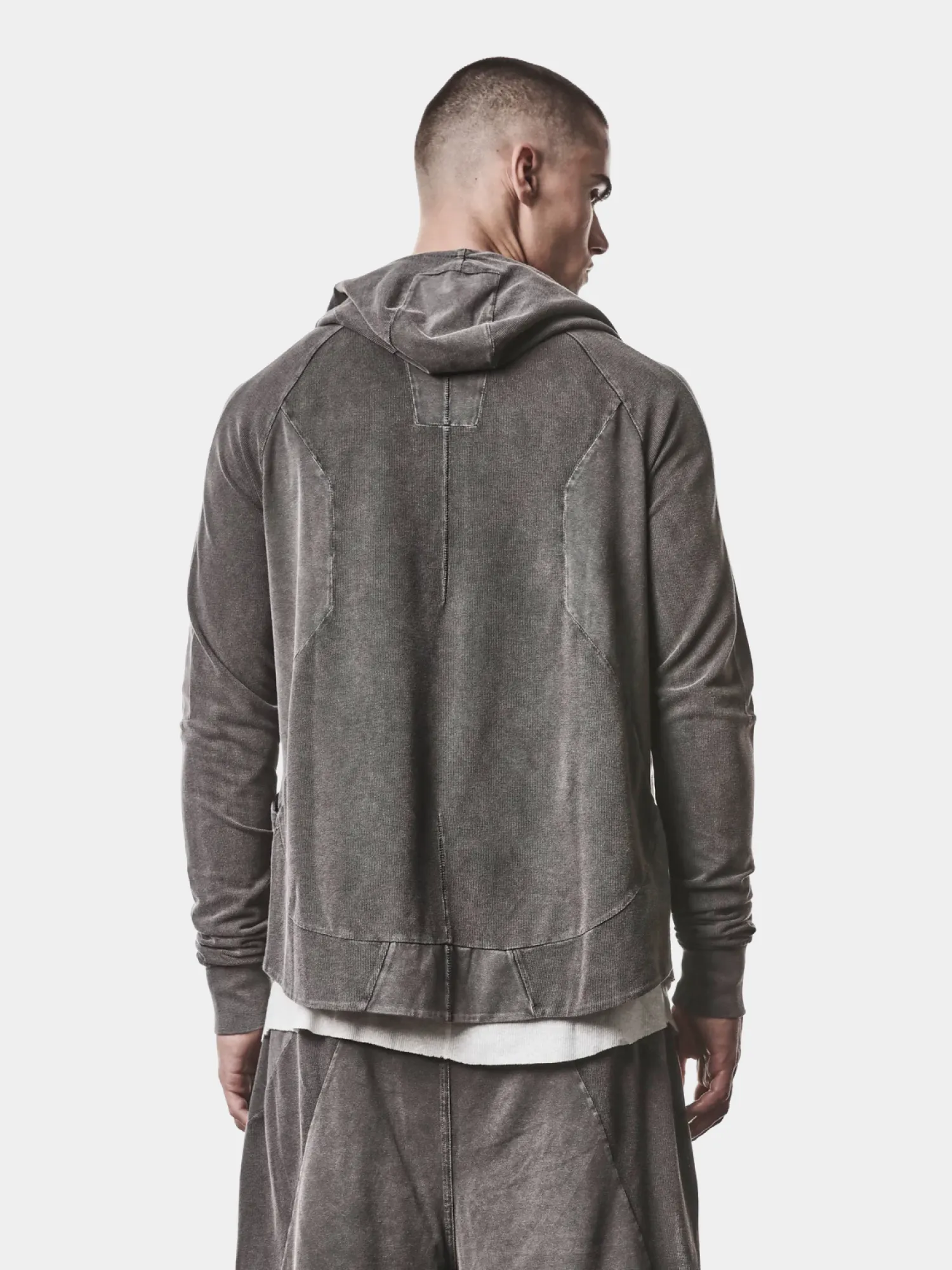 Зип-худи thom/krom M SJ 694 Dark Used Grey