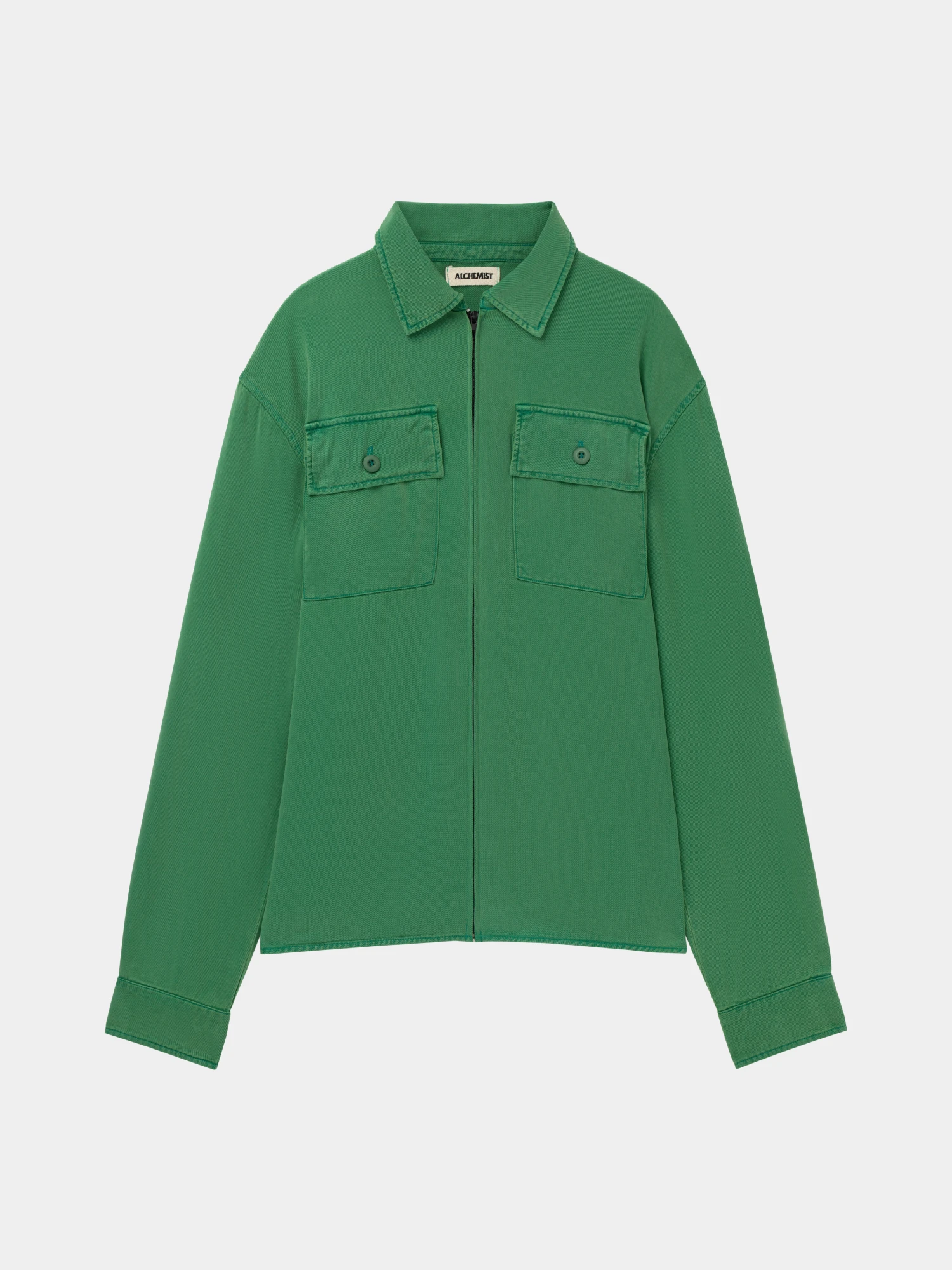 Рубашка ALCHEMIST Roy Long Sleeve Bright Green