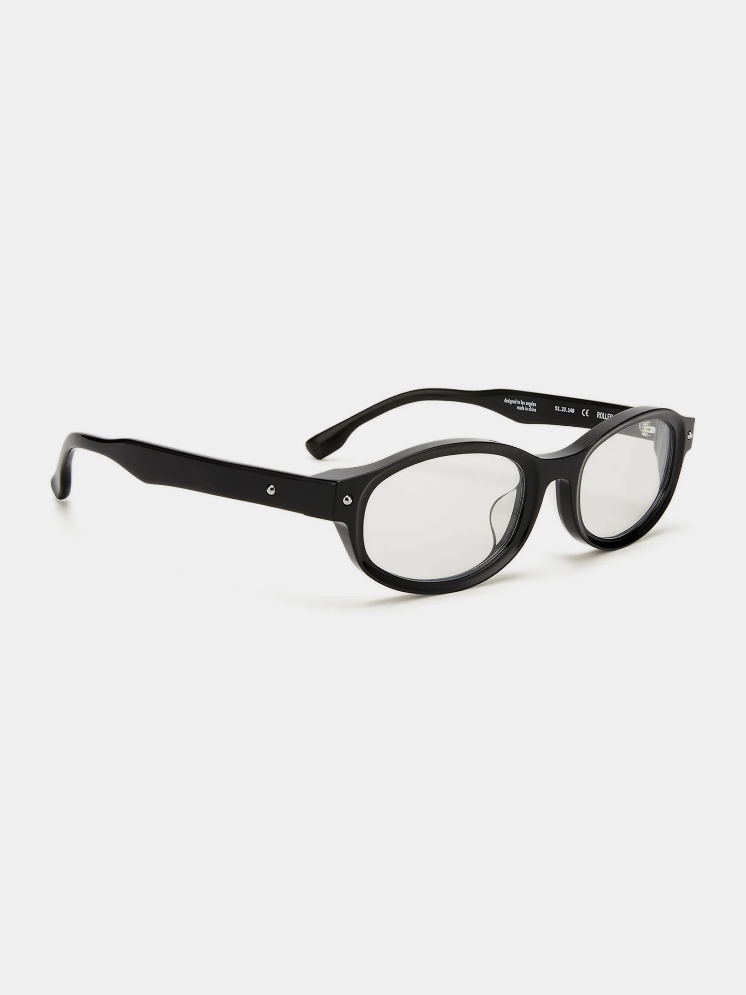 Очки Bonnie Clyde Roller Coaster Black & Clear Lens
