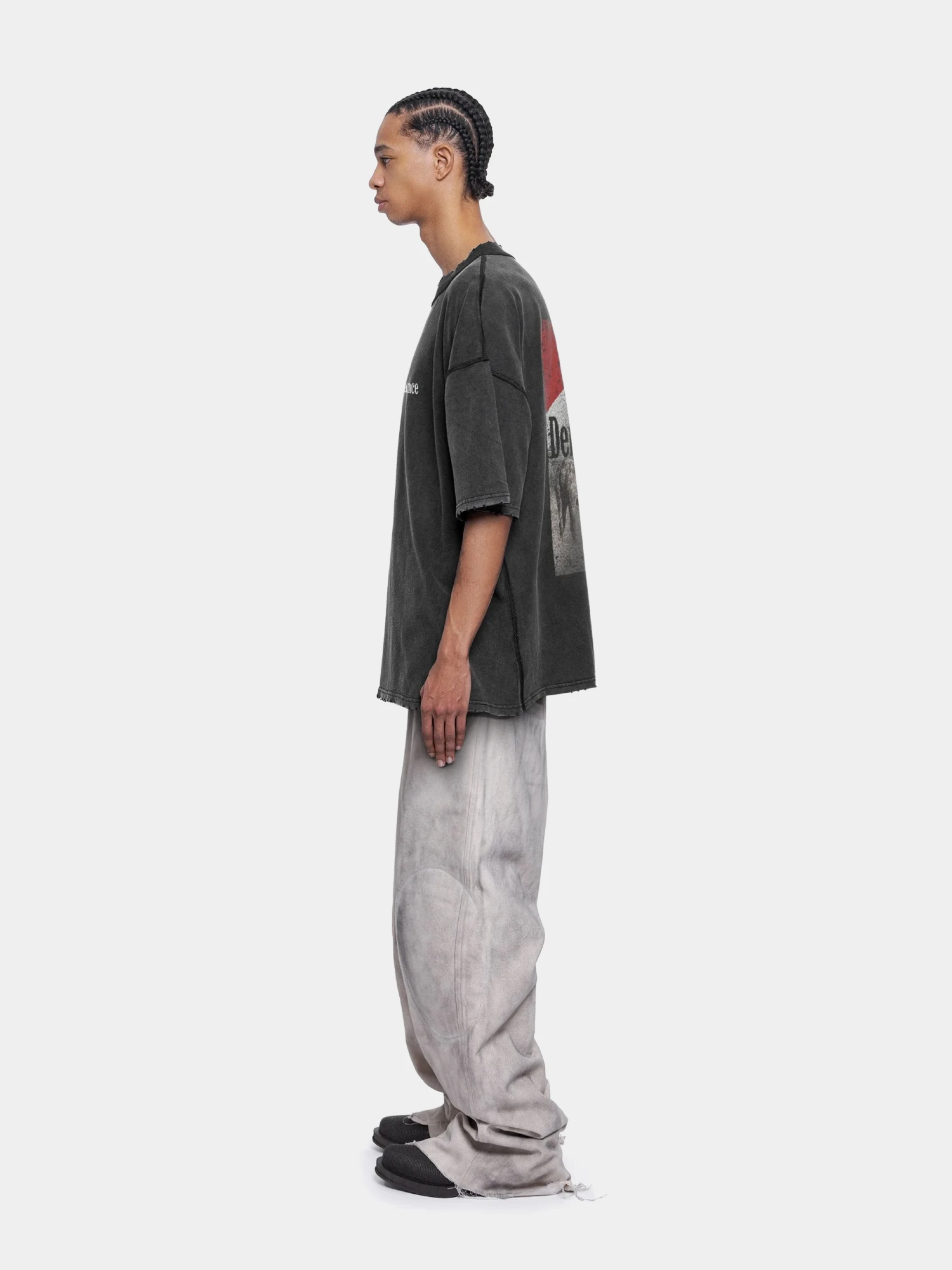 Футболка ARNODEFRANCE Vintage 'Horseman' Washed Black