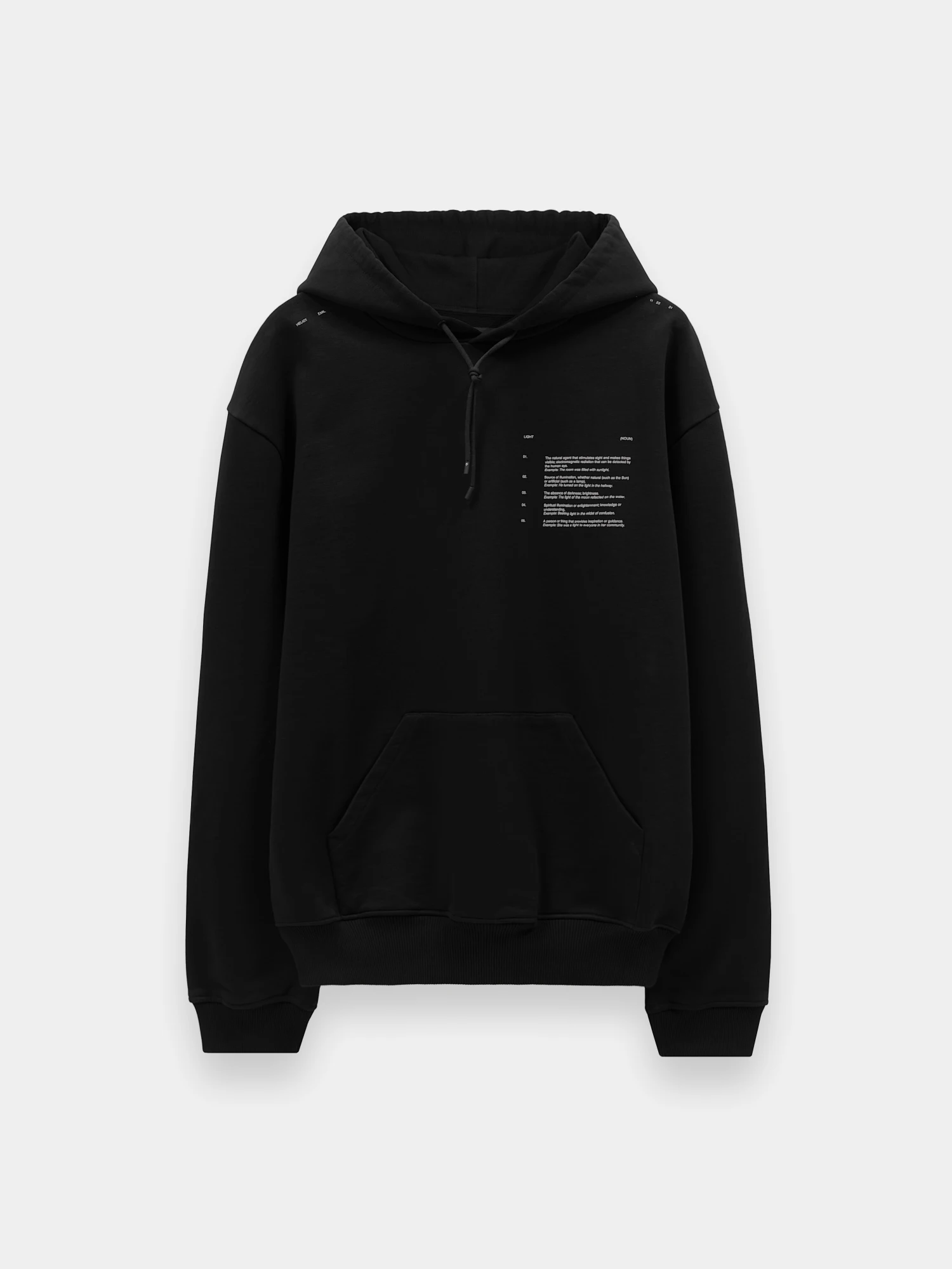 Худи HELIOT EMIL Photon Hoodie Black