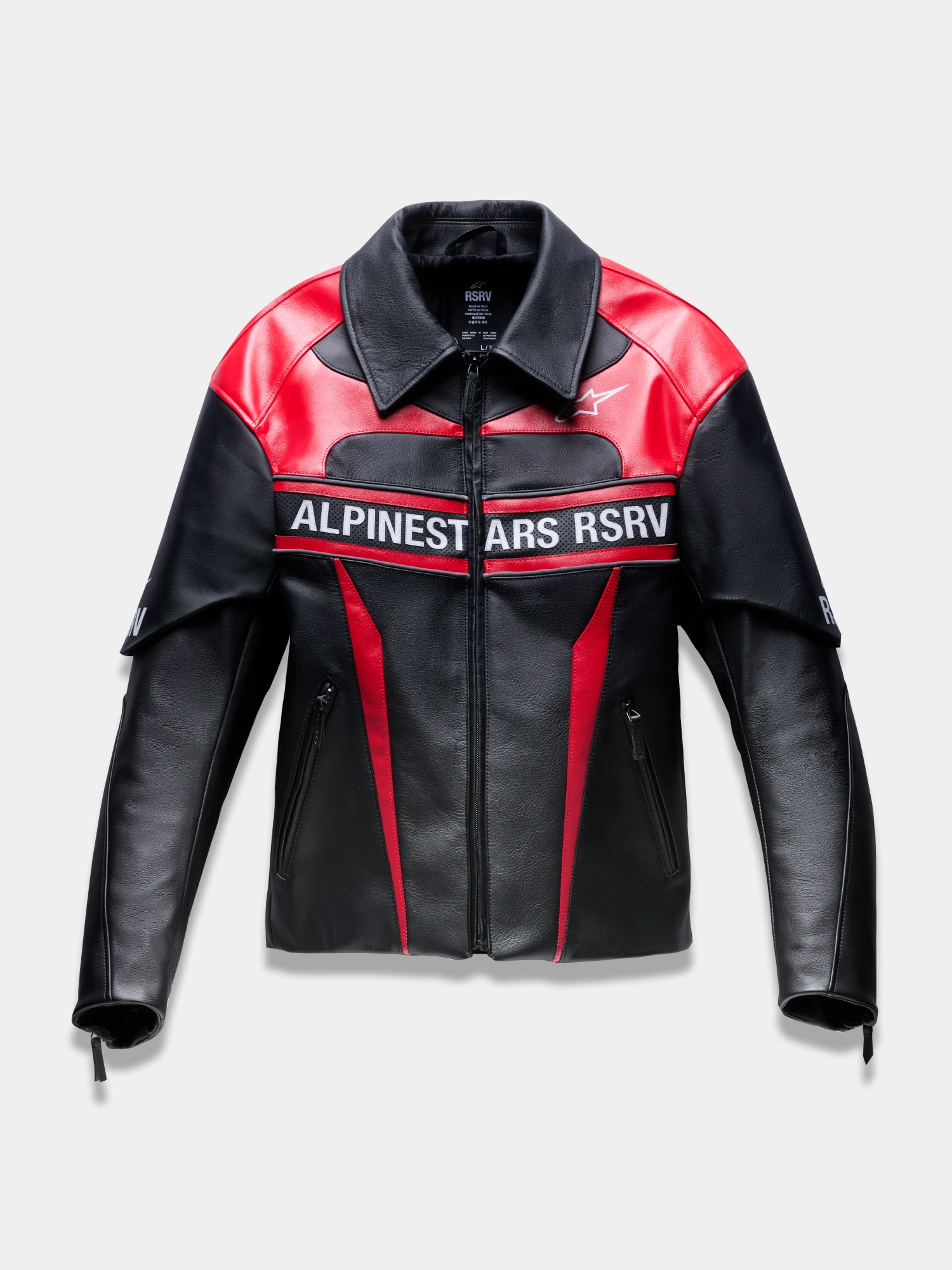 Кожаная куртка ALPINESTARS RSRV Hagaze Black/Red