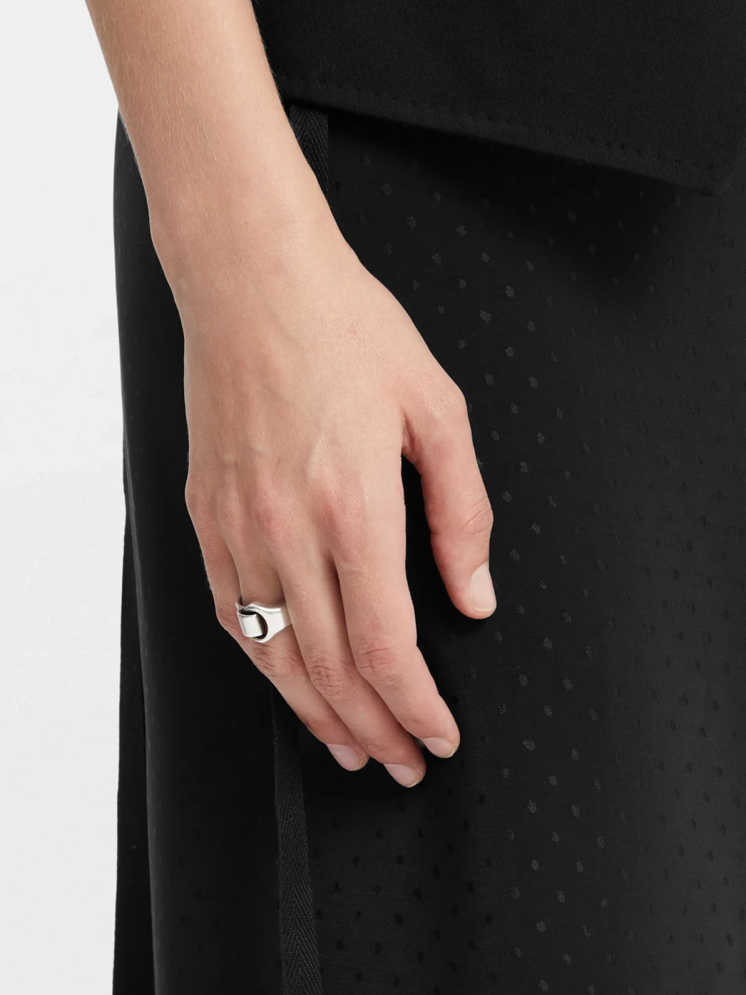 Кольцо Ann Demeulemeester Une Link Antique Silver