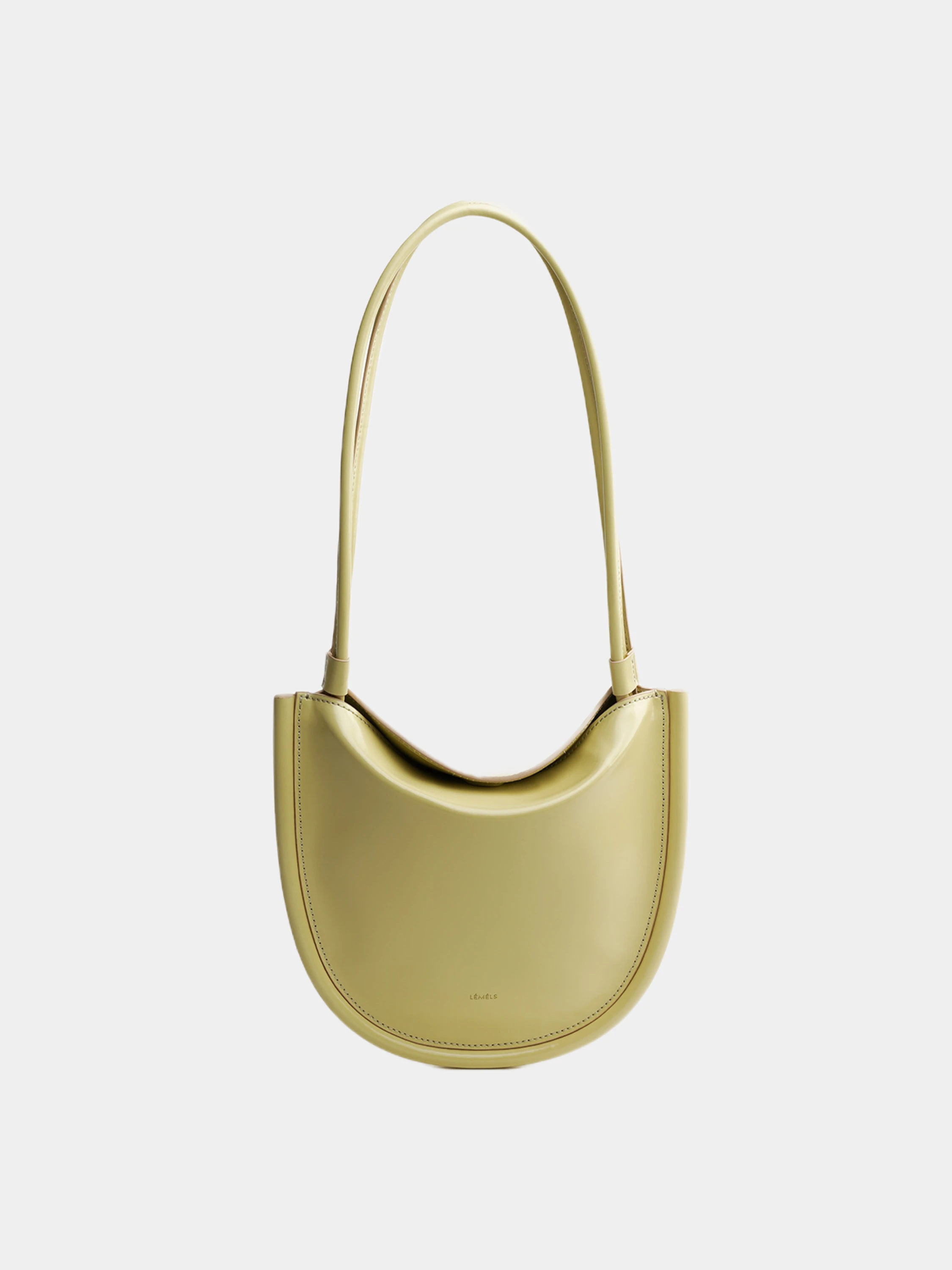 Сумка Lemels Hobo Flat Citron Yellow Box