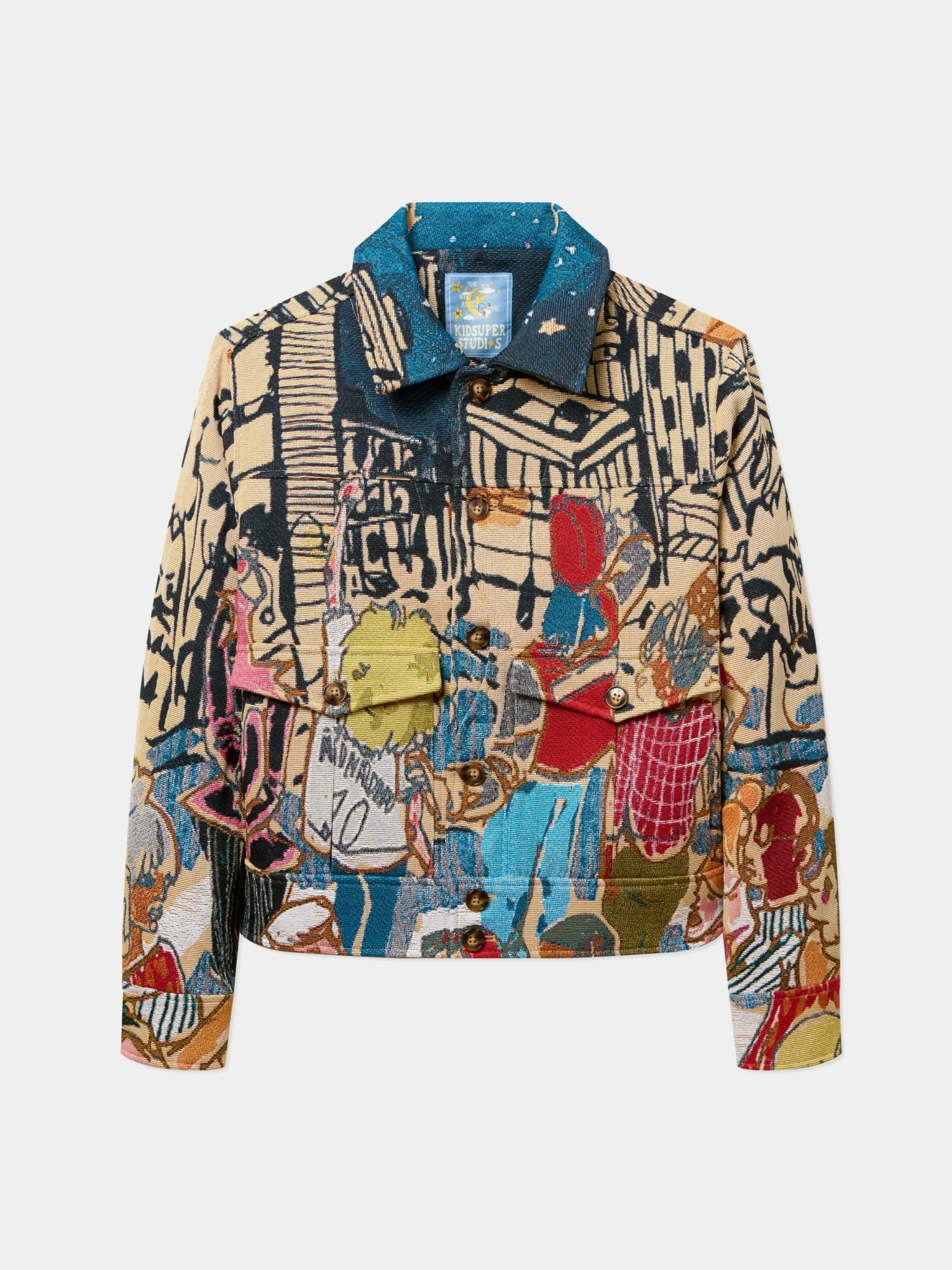 Куртка KidSuper Jaquarded Pocket Detail Jacket Multi