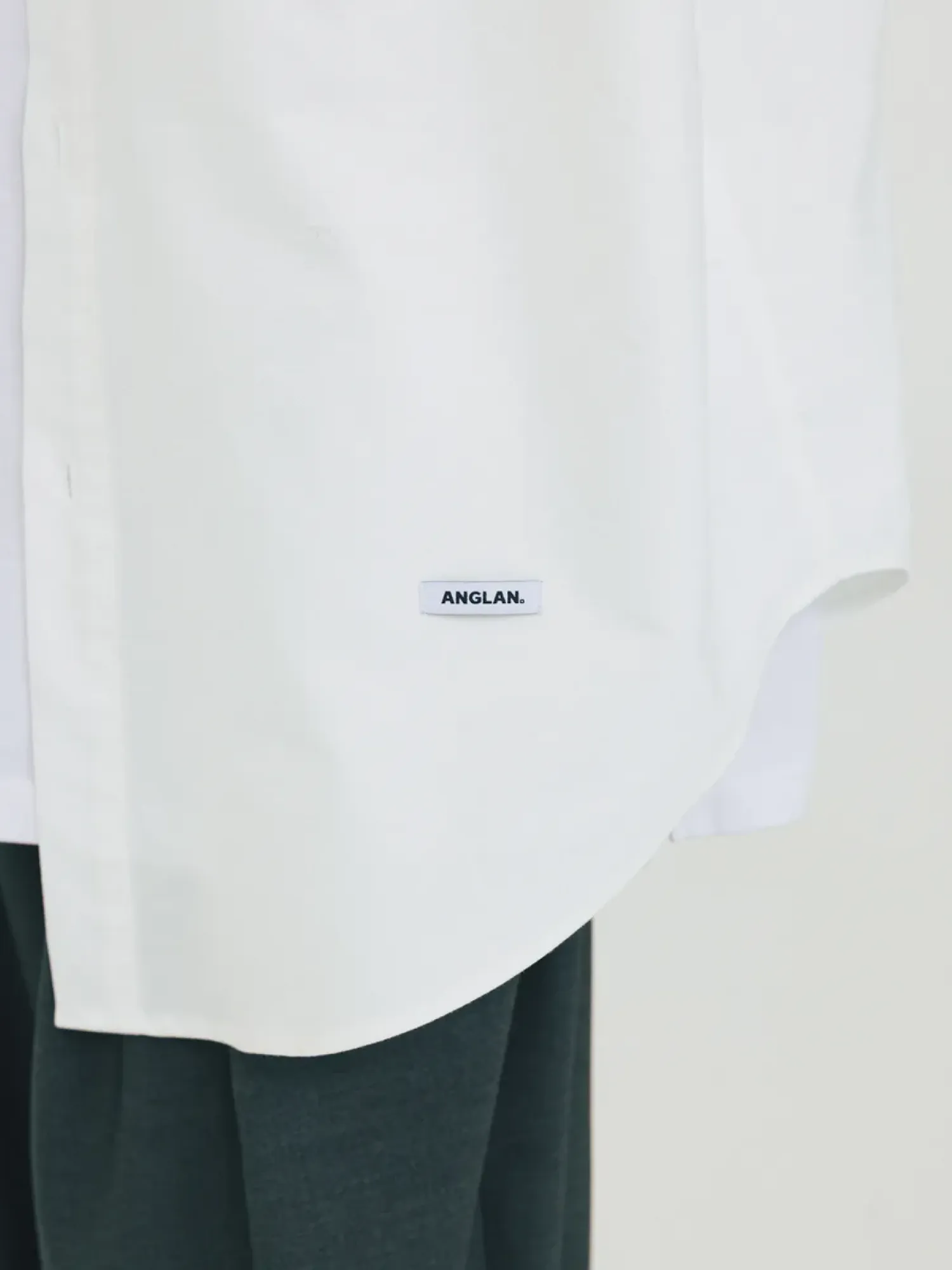 Рубашка ANGLAN Unbalance Patch Big White