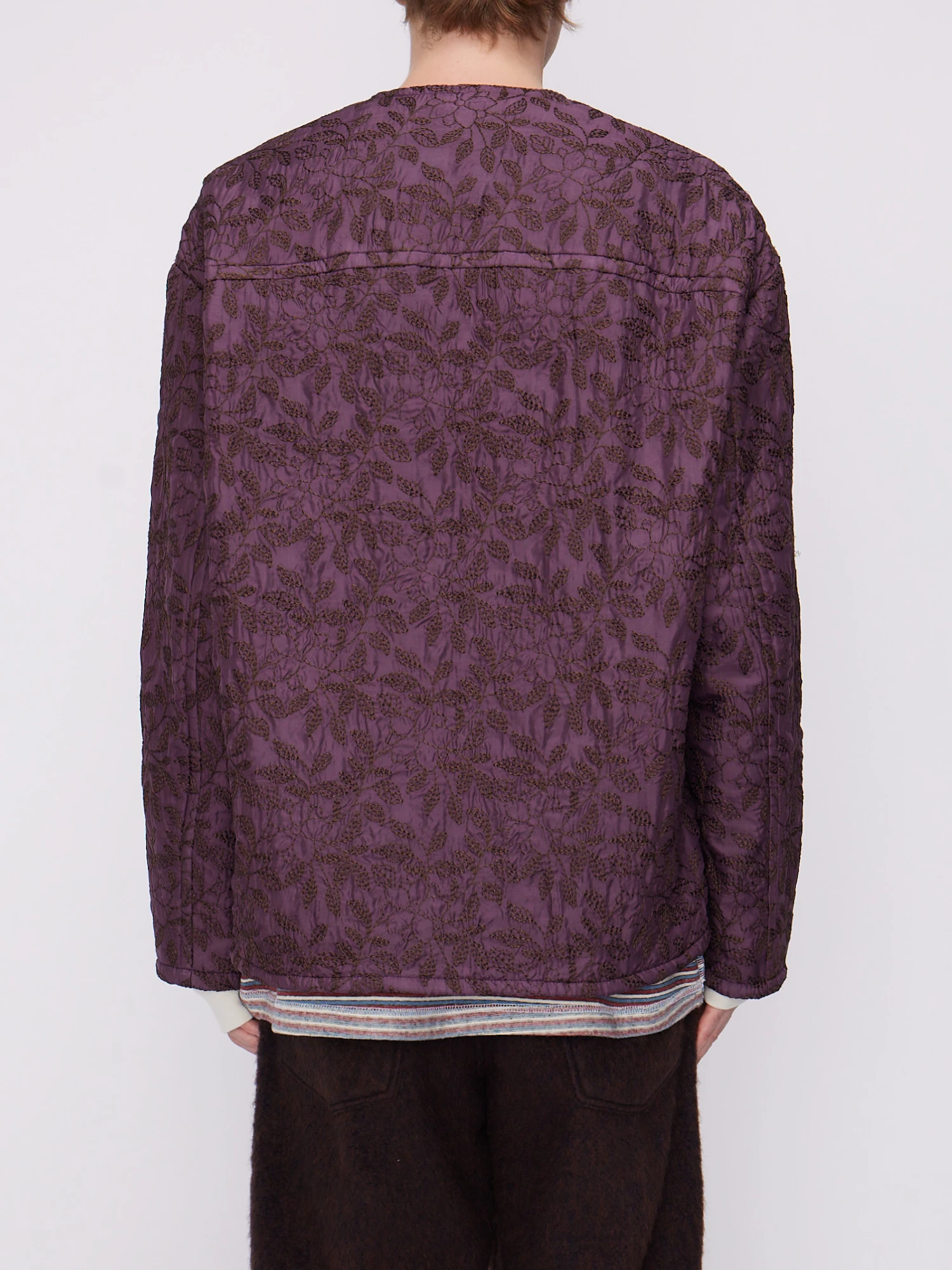 Стеганая куртка Song for the Mute Unisex Oversized Liner Purple