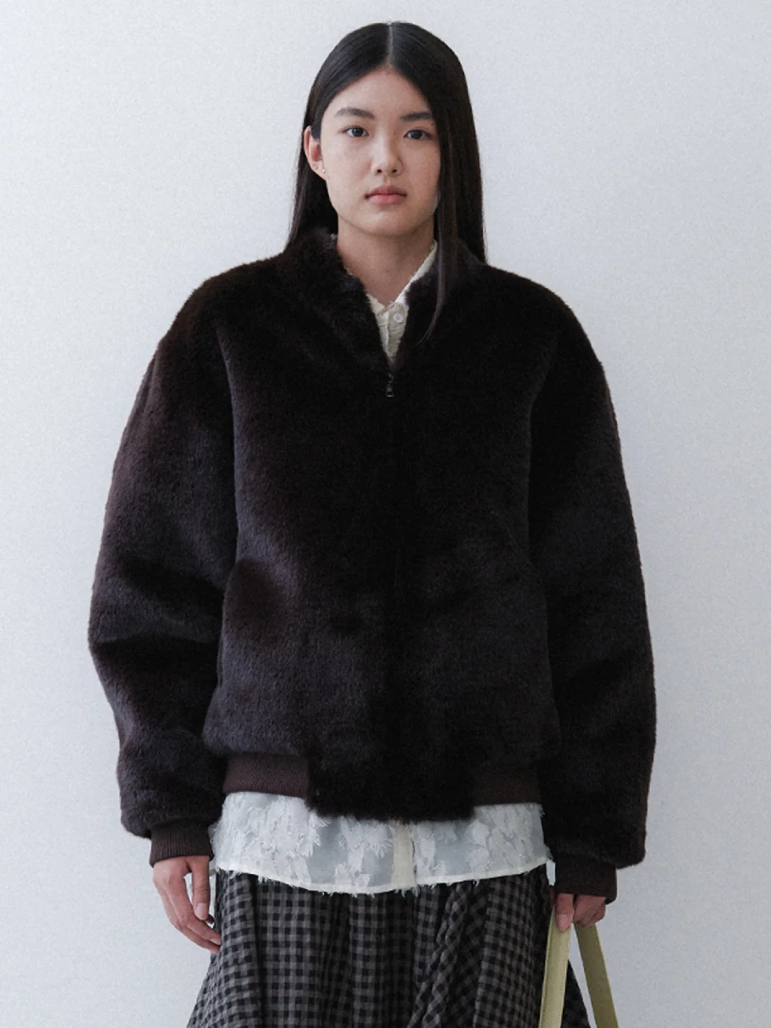 Женская шуба EPINGLER Baseball Fur Cocoa
