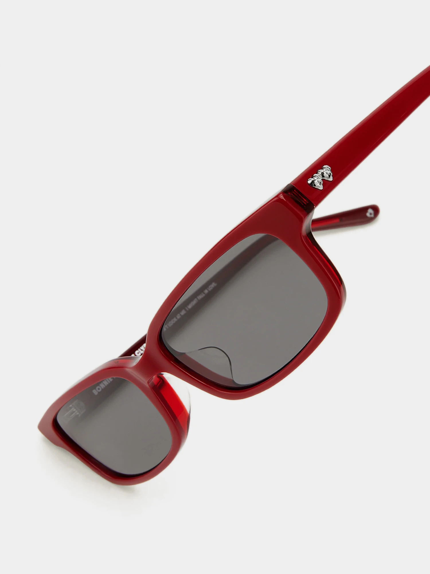 Очки Bonnie Clyde Boyfriend 2 Layered Red & Black Lens