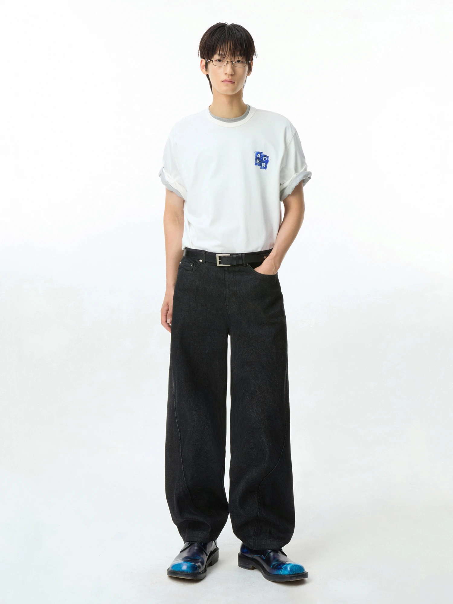 Футболка ADERERROR Sig; BL Tag T-Shirt 06 Off White