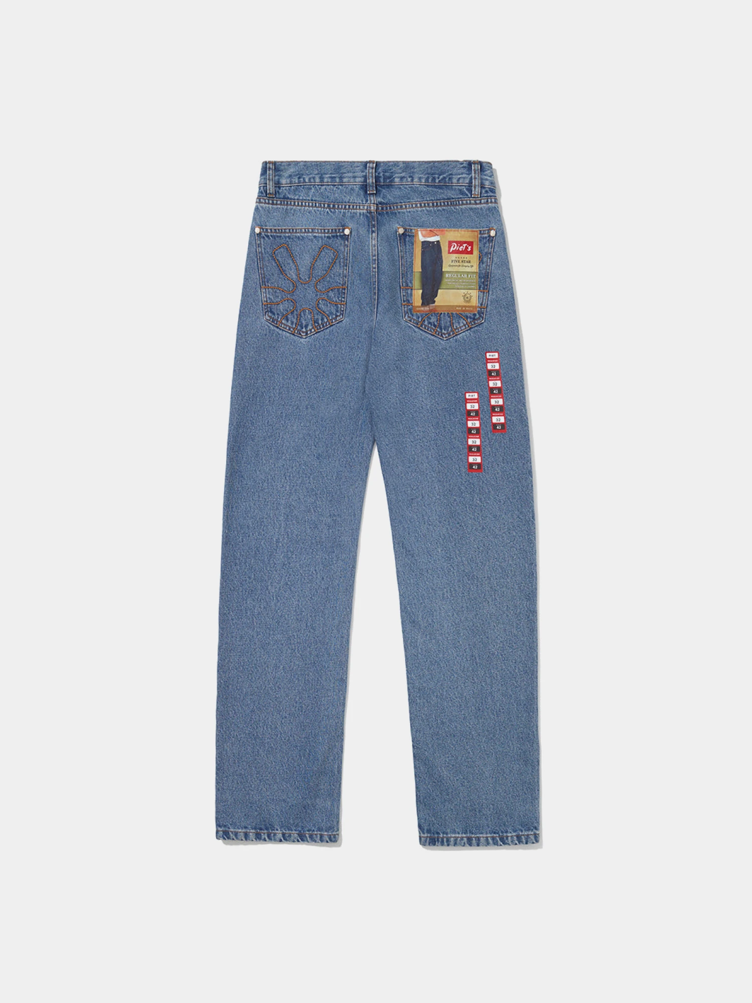 Джинсы PIET Brand New Washed Denim