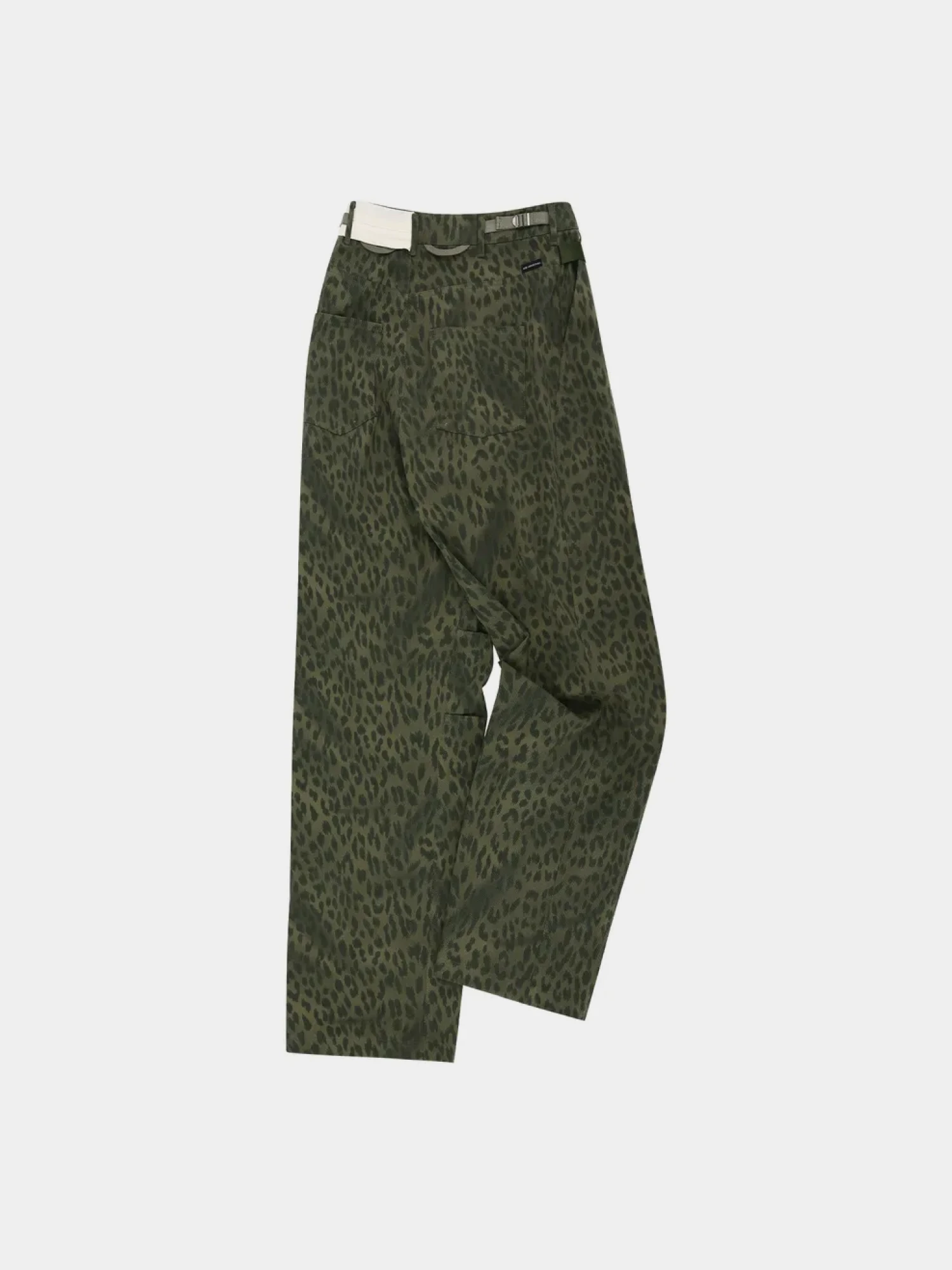 Джинсы Andersson Bell Leopard Crossover Wide Green