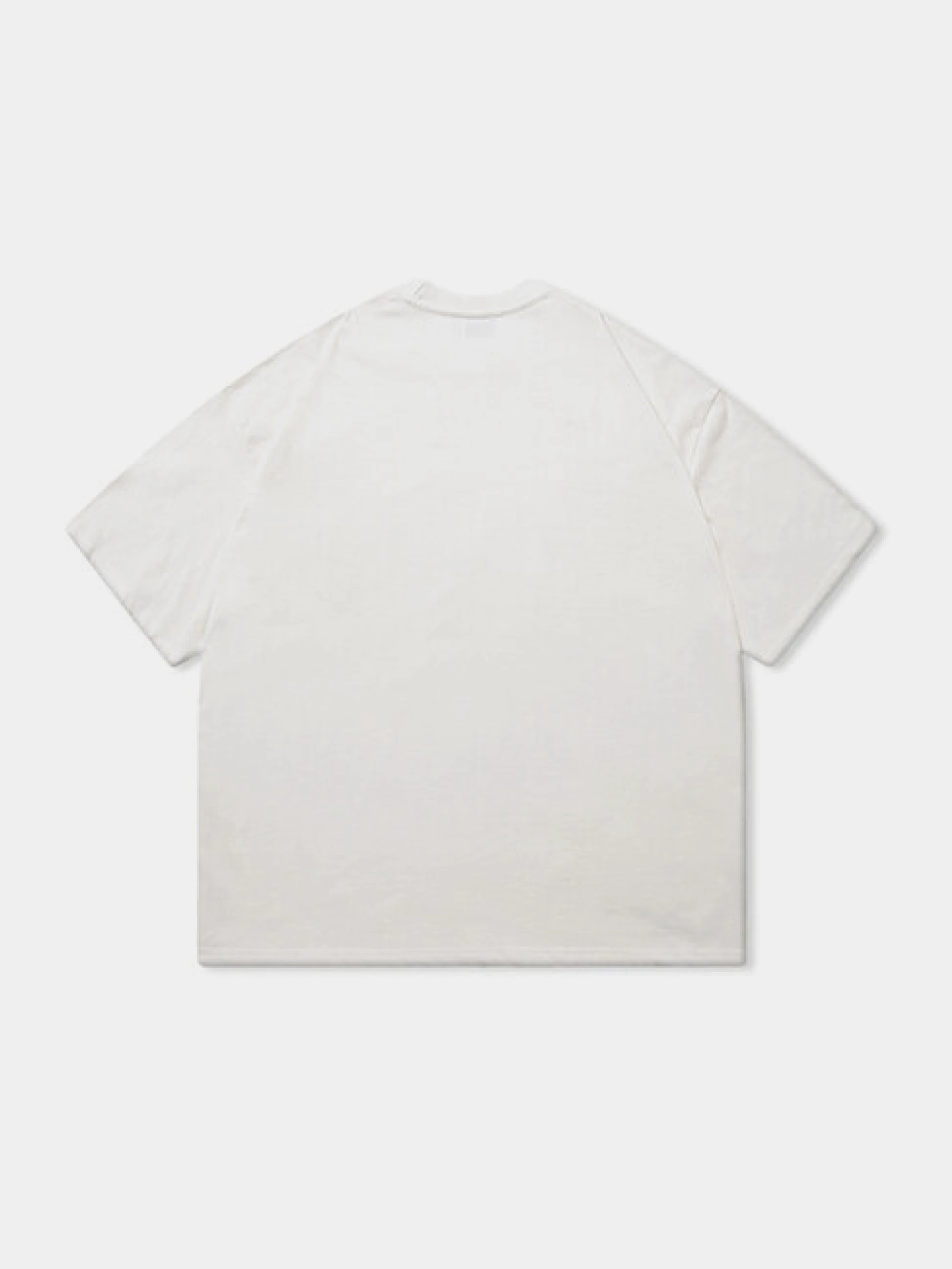 Футболка ANGLAN Applique Logo Half Tee White