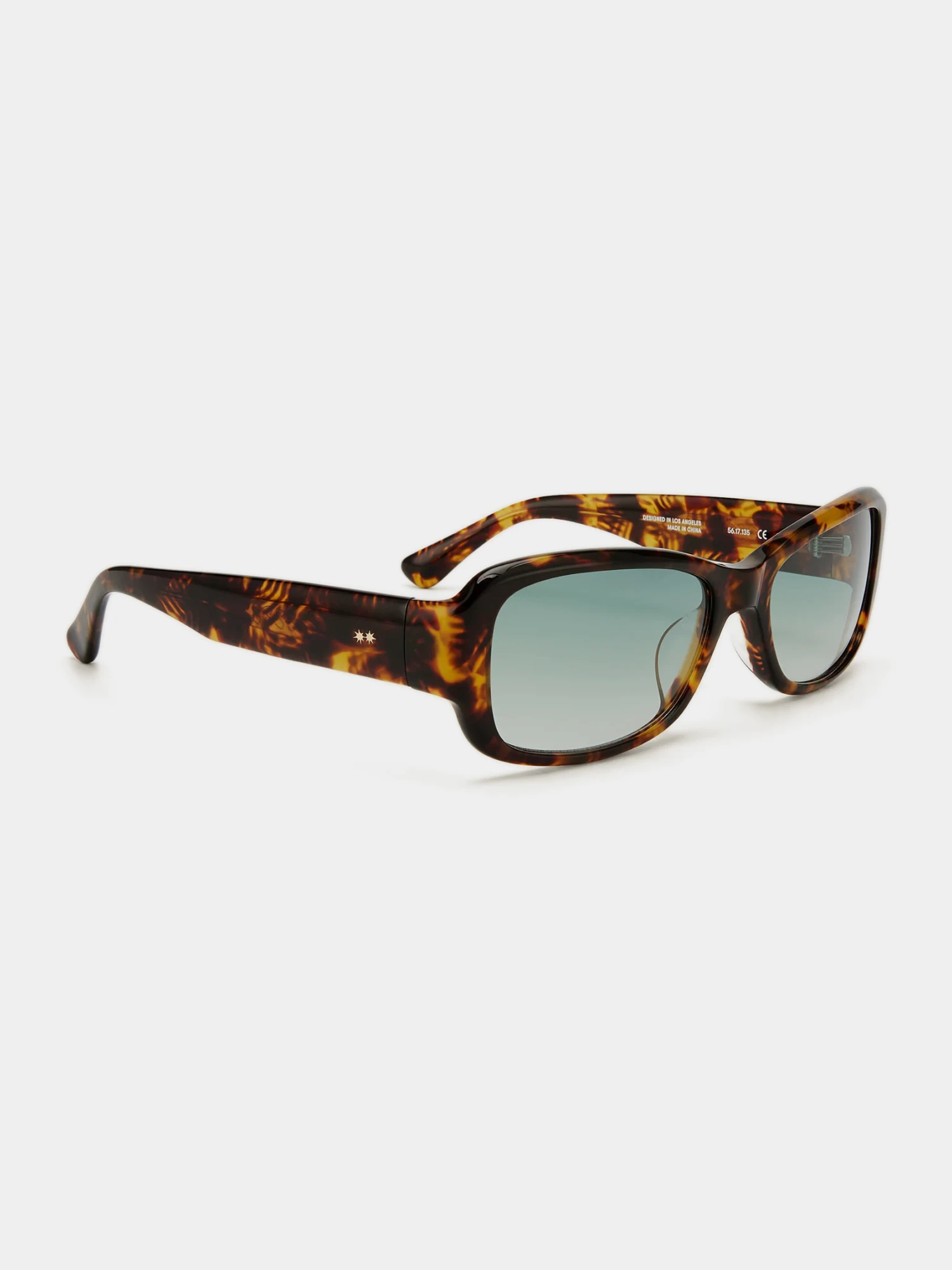 Очки Bonnie Clyde Sugar Tortoise & Green Gradient