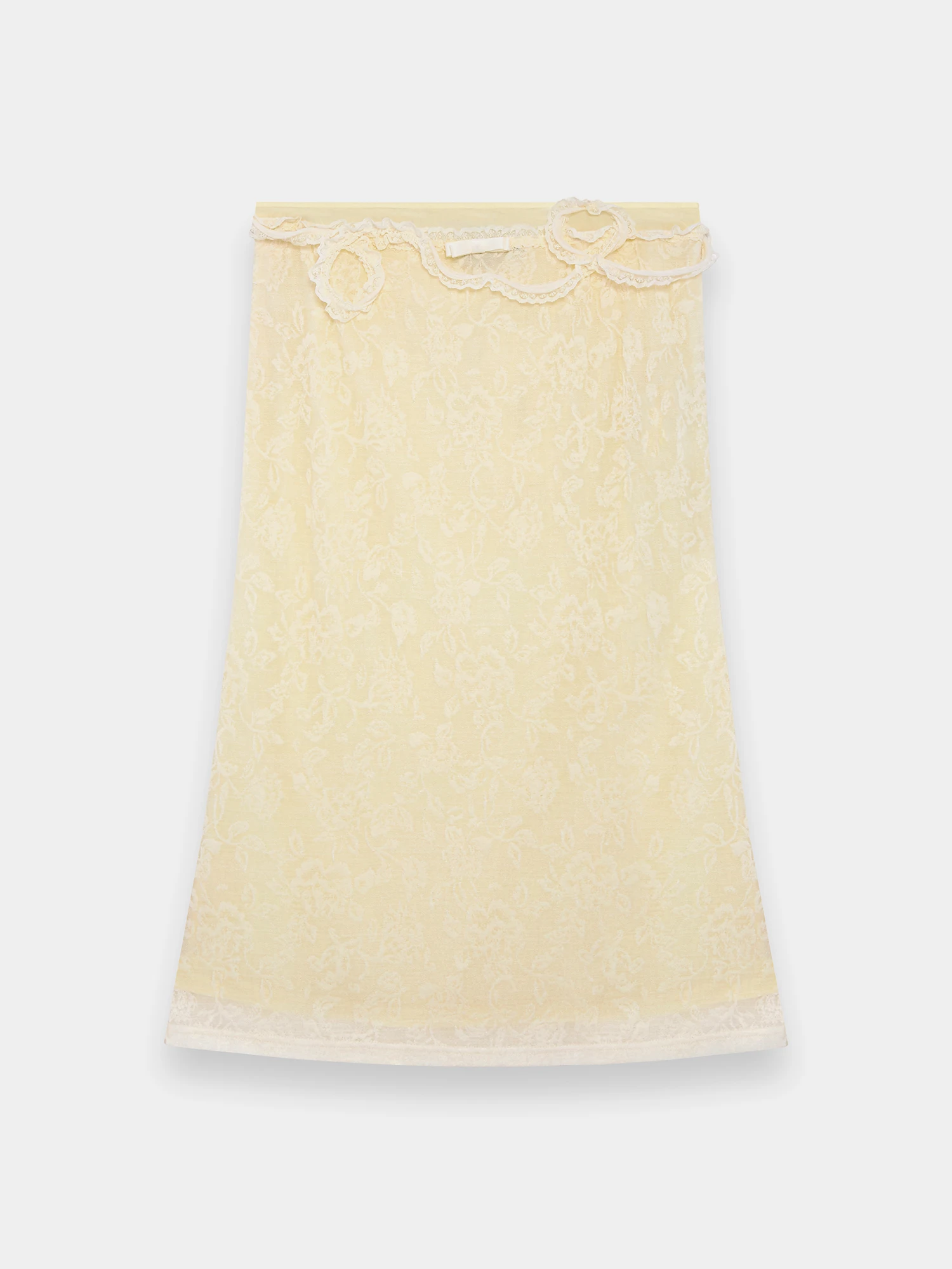 Женская юбка MARRKNULL Lace Layered Beige