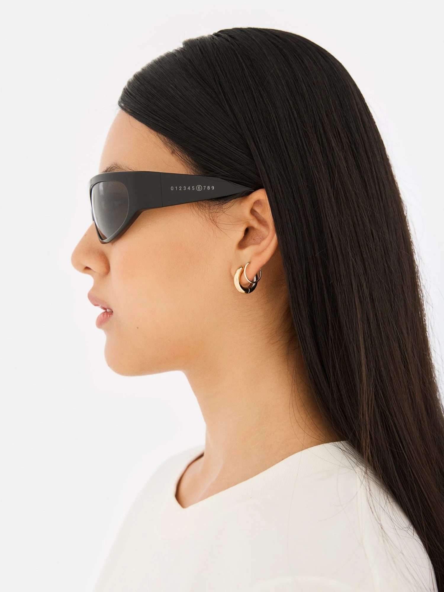 Очки MM6 Maison Margiela Lunettes 1 Noires