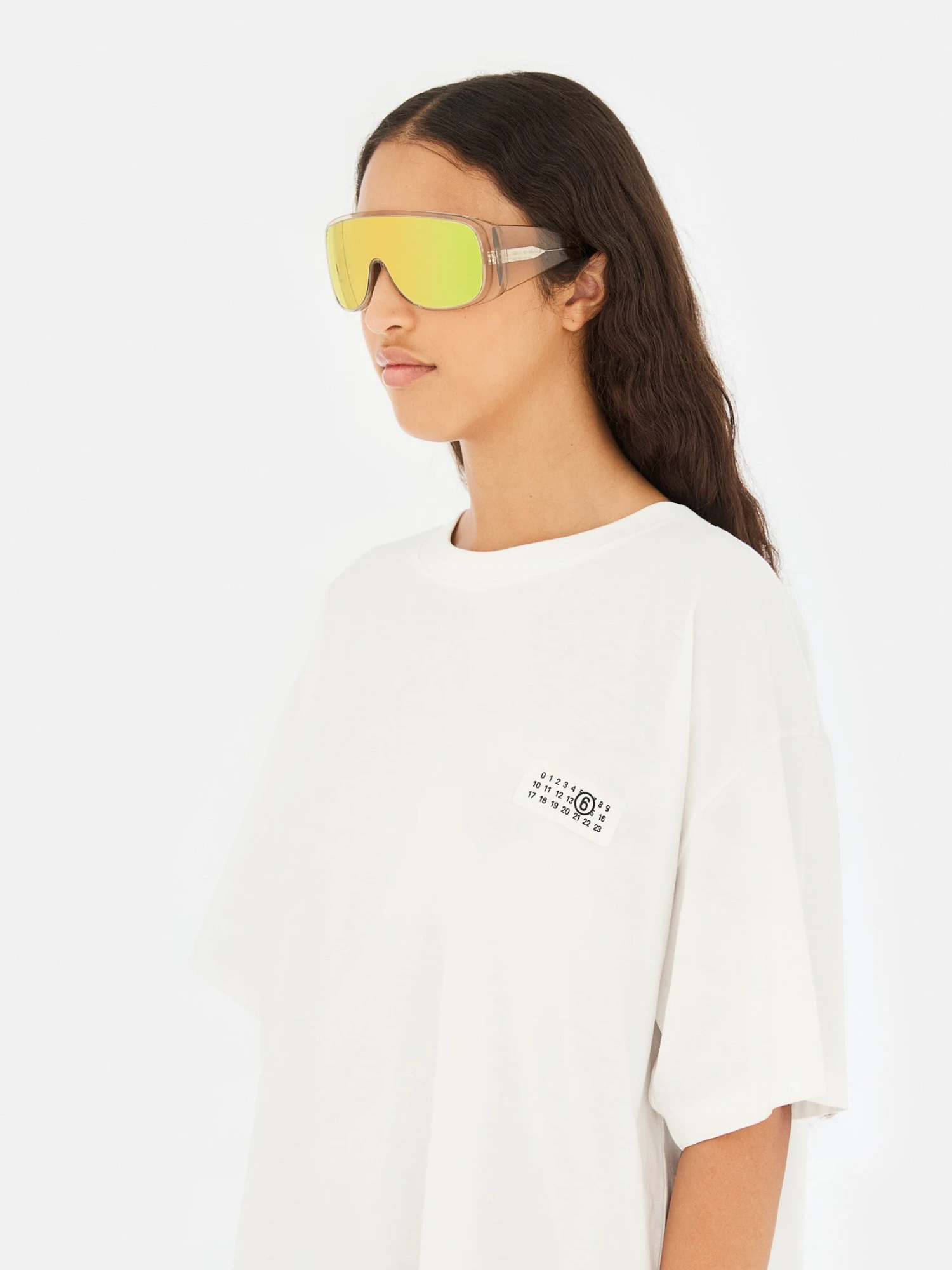 Очки MM6 Maison Margiela Mask Ivory
