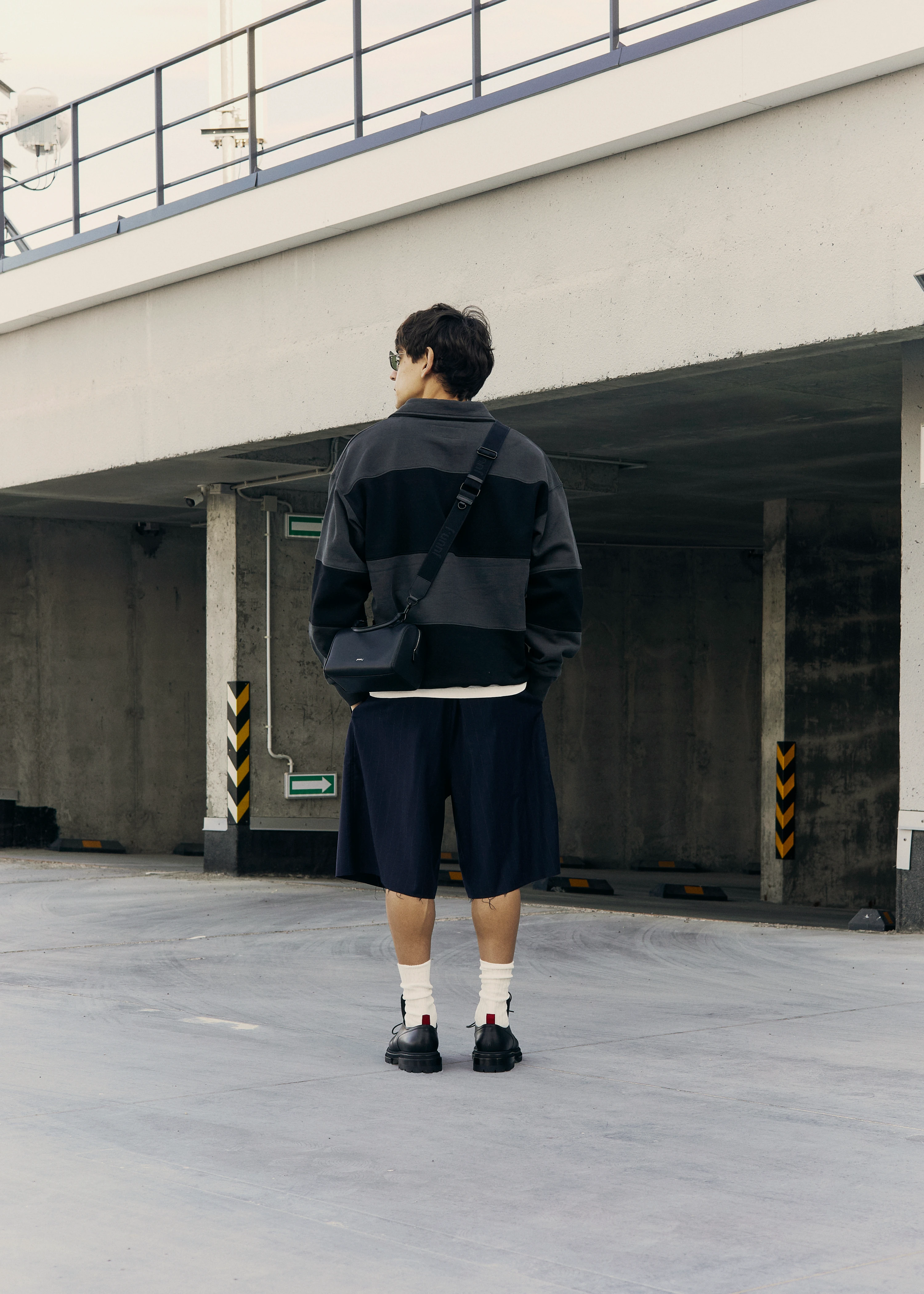 Флисовое поло Noon Goons Prolific Rugby Fleece Polo Black