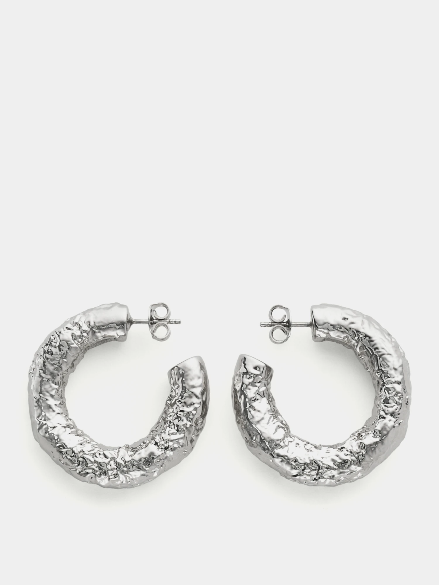 Серьги MM6 Maison Margiela Aluminum Effect
