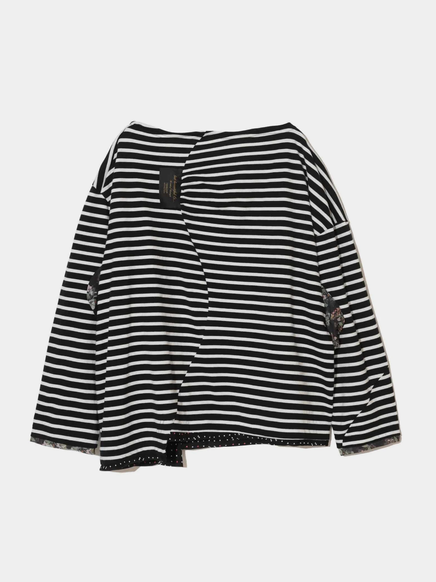 Женский лонгслив UNDERCOVER Cotton Pullover Black Border