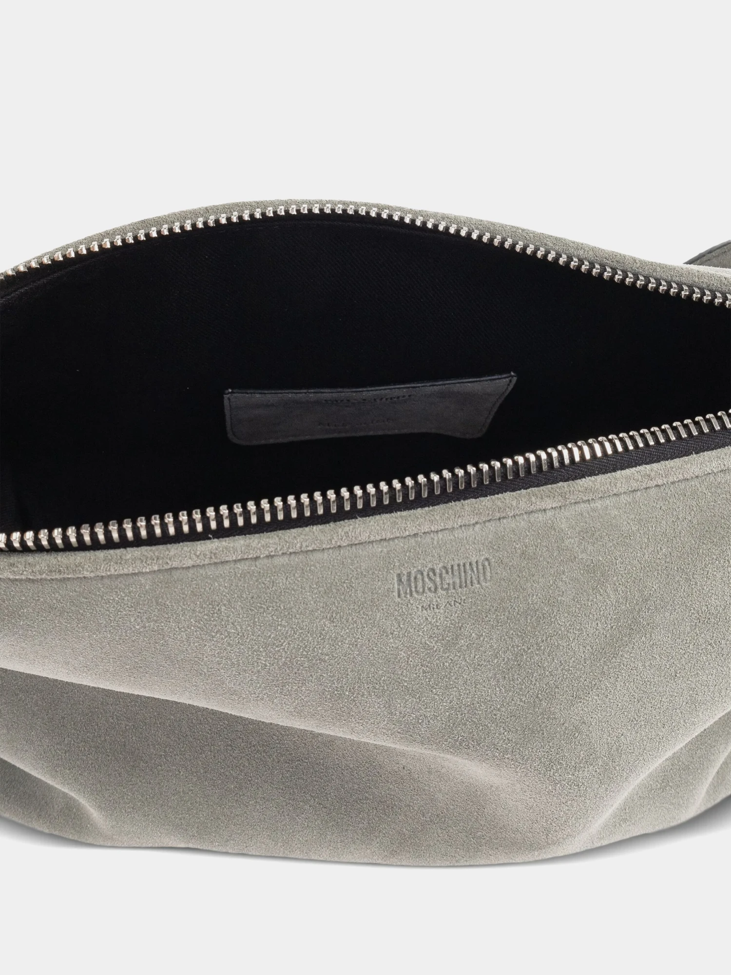 Сумка MOSCHINO Tie Me Hobo Suede Sage Green