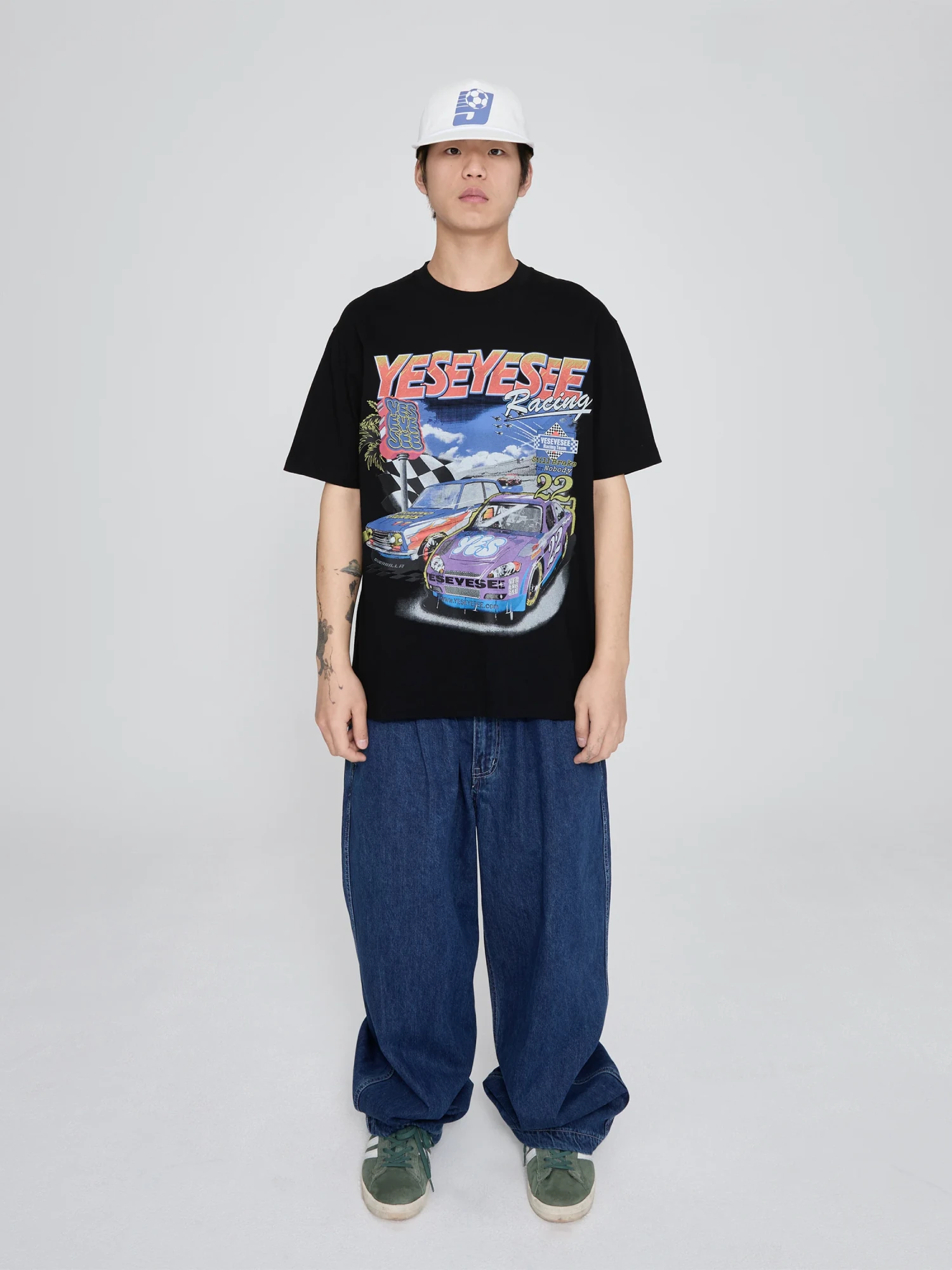 Футболка YESEYESEE Racing Tee Black