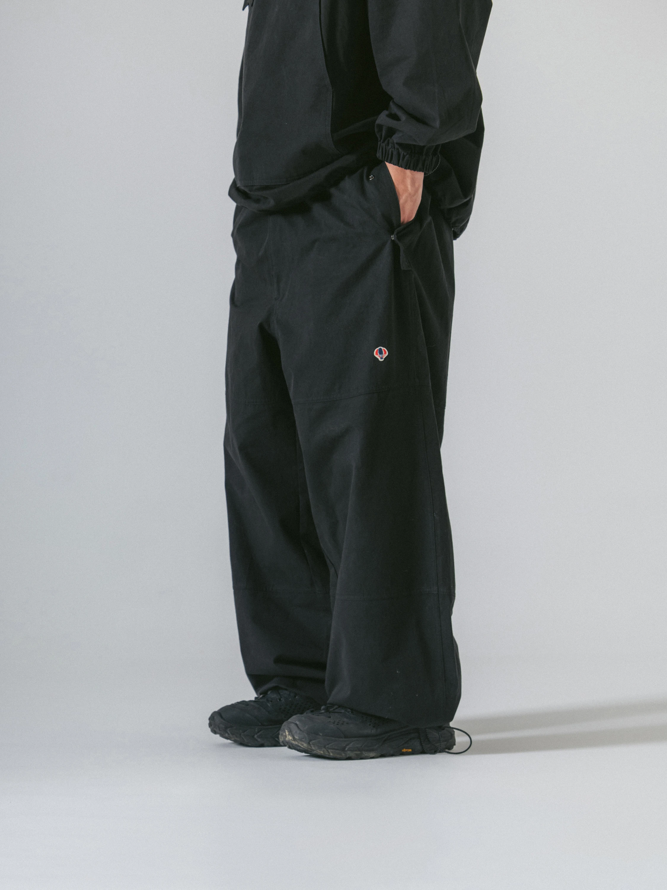 Брюки ANGLAN Advance Wappen String Panel Pants Black