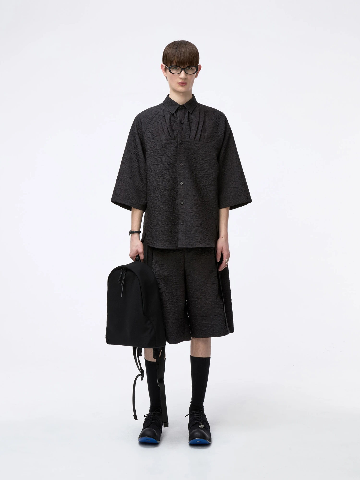 Рубашка ADERERROR Half Sleeve Product. 56 Black