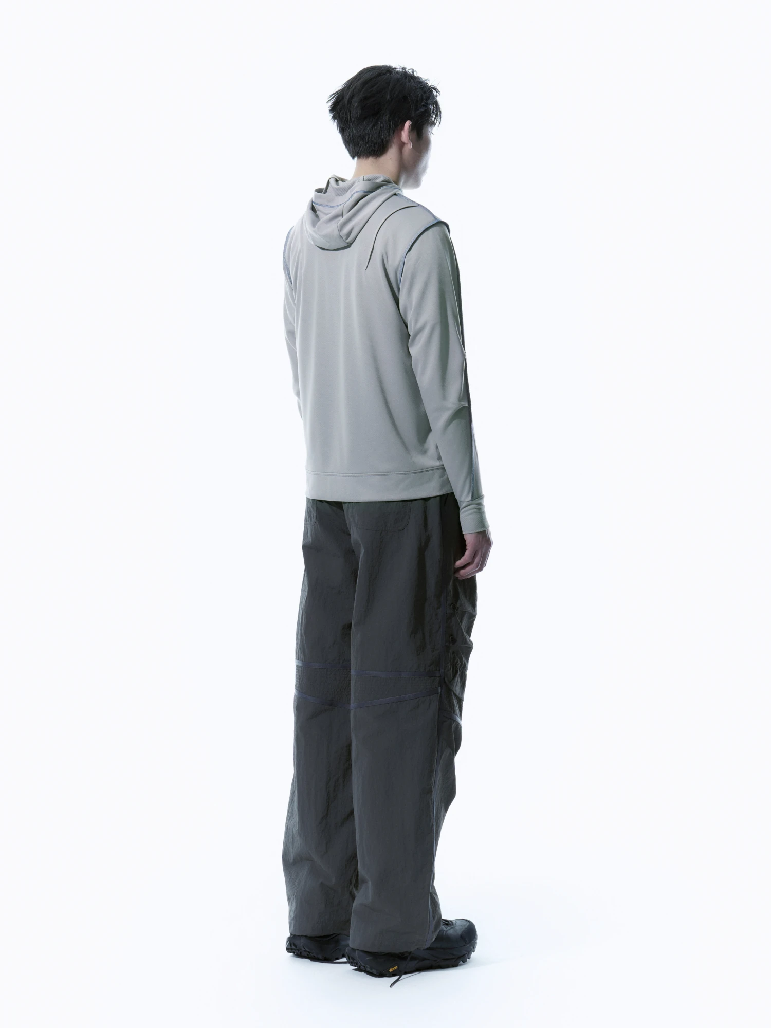 Зип-худи SAN SAN GEAR Overlock Mesh Grey