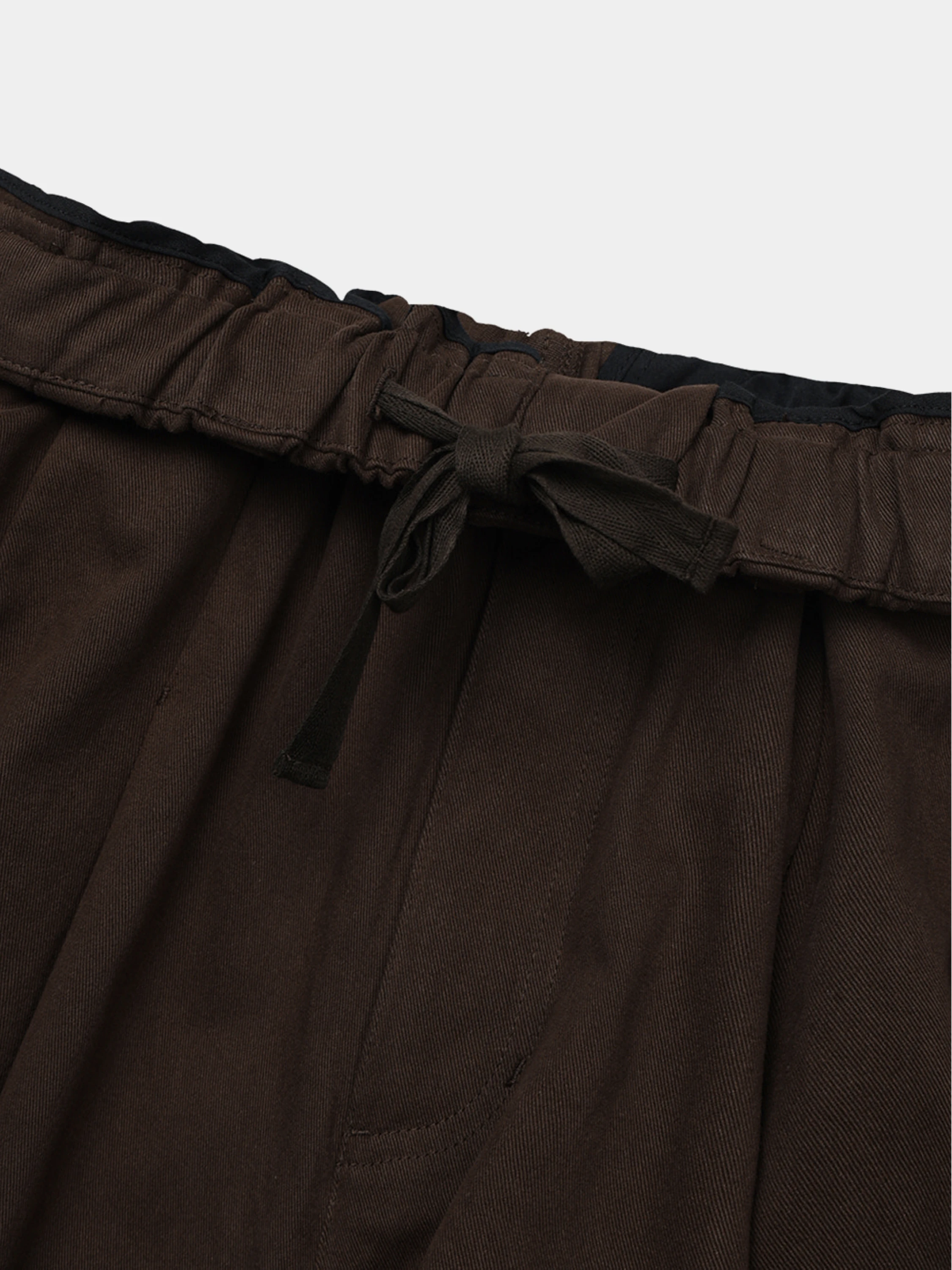 Брюки ANGLAN Lazy Twill Balloon Pants Brown