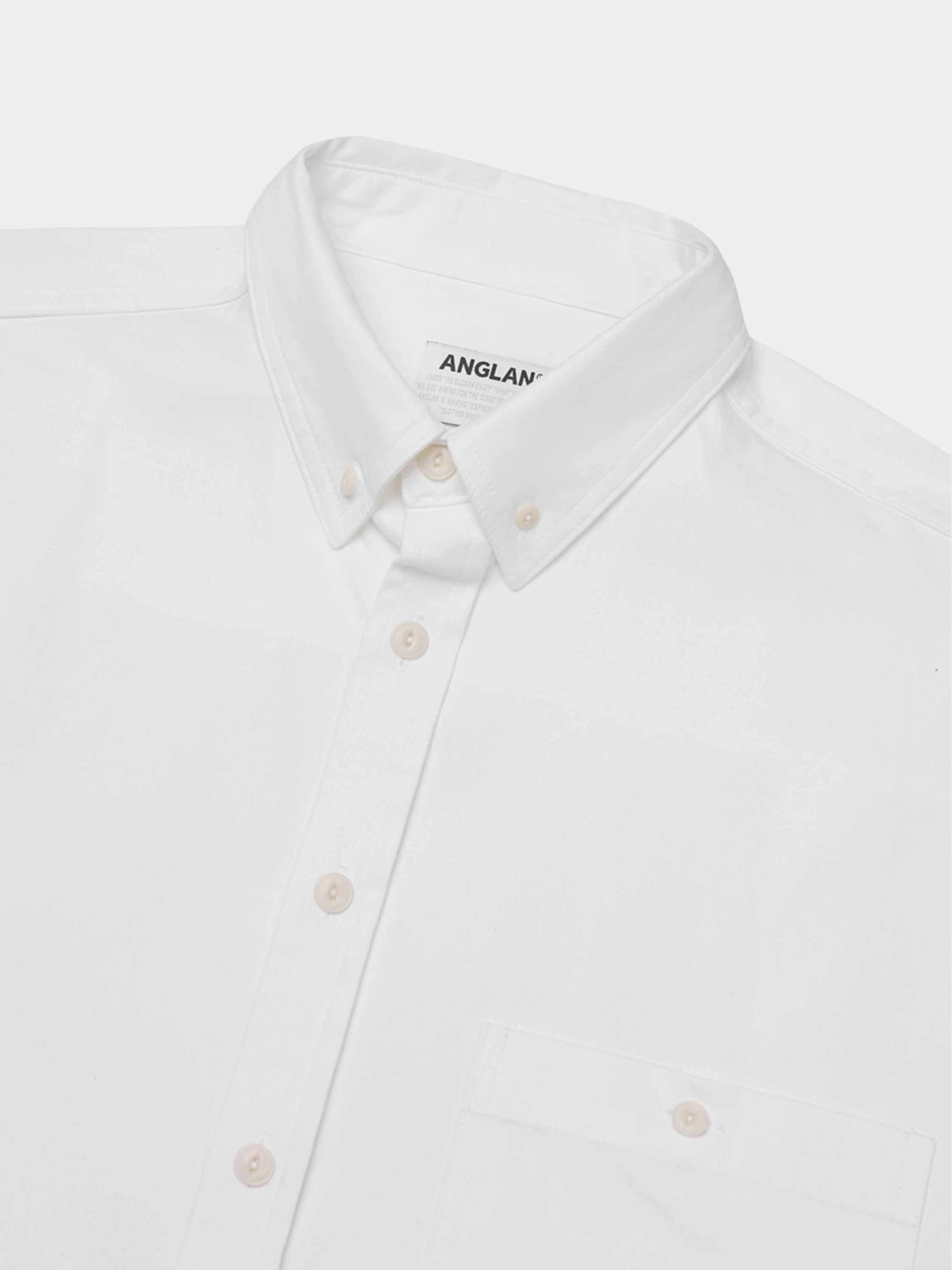 Рубашка ANGLAN Radical Oxford Big Shirt White