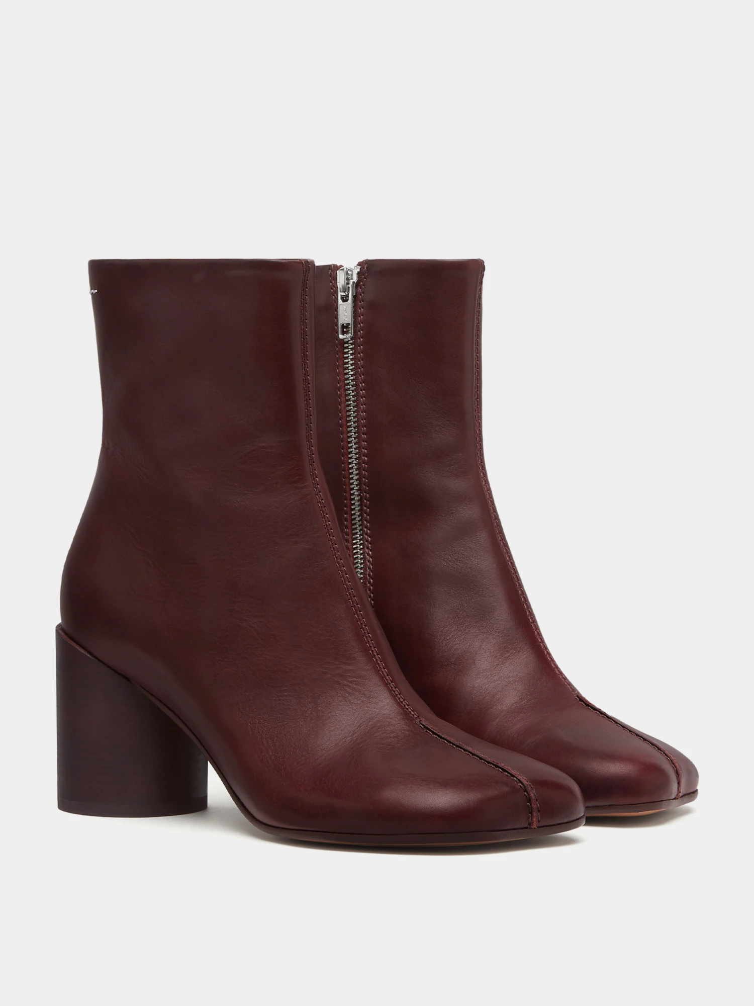 Женские ботильоны MM6 Maison Margiela Anatomic Brown