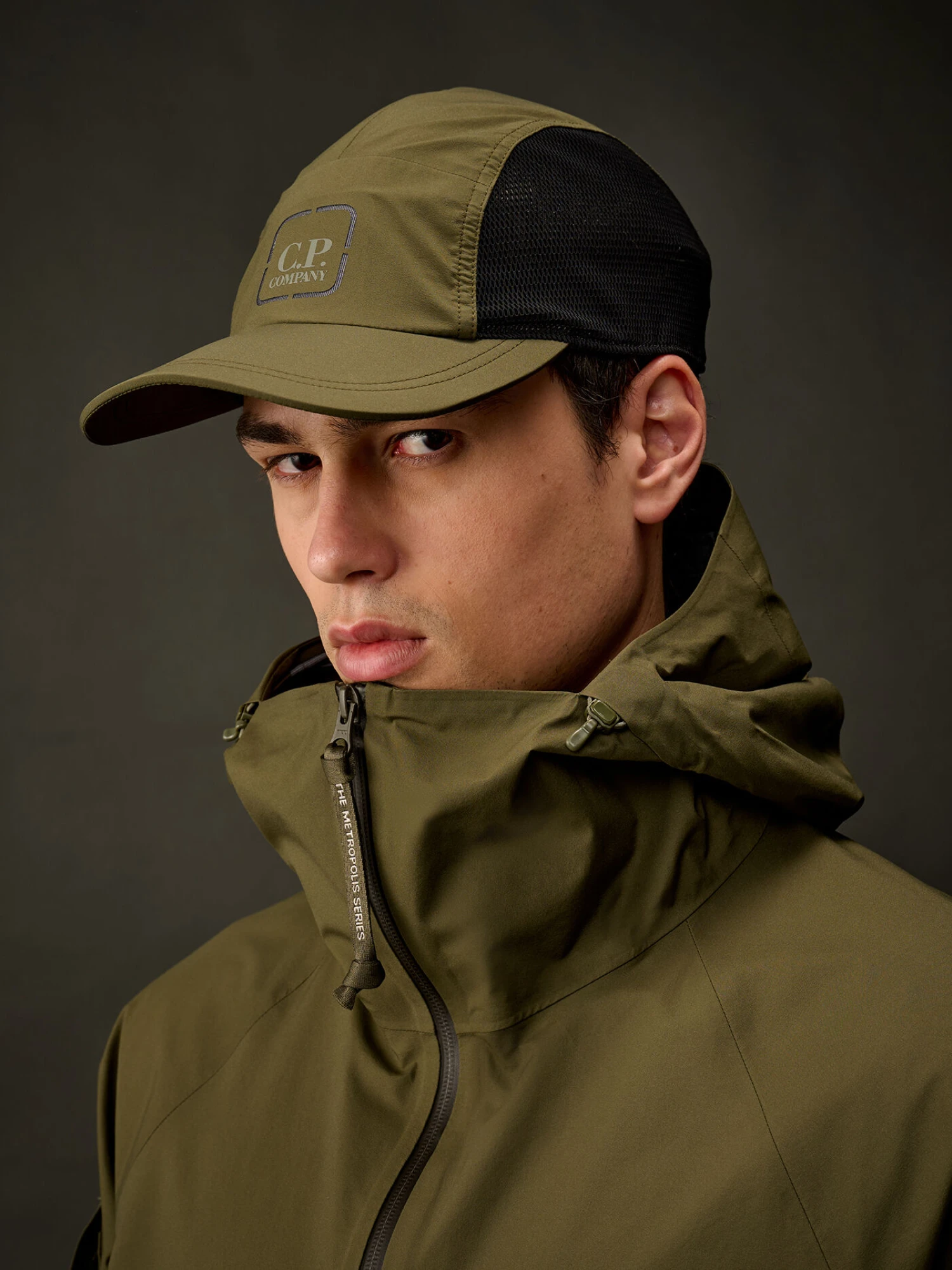 Кепка C.P. Company The Metropolis Series Gore‑Tex Infinium™ Ivy Green