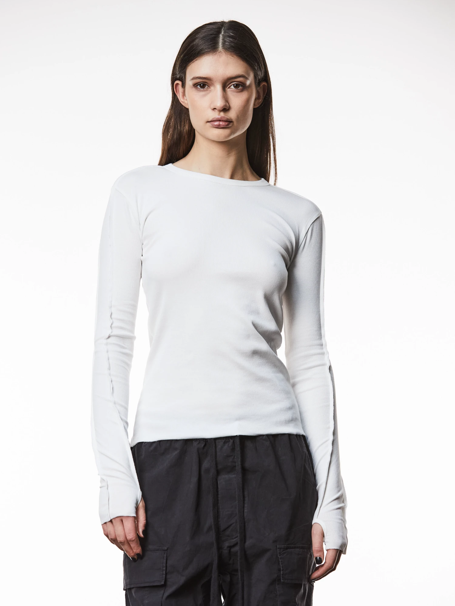 Лонгслив thom/krom W TS 561 Off White