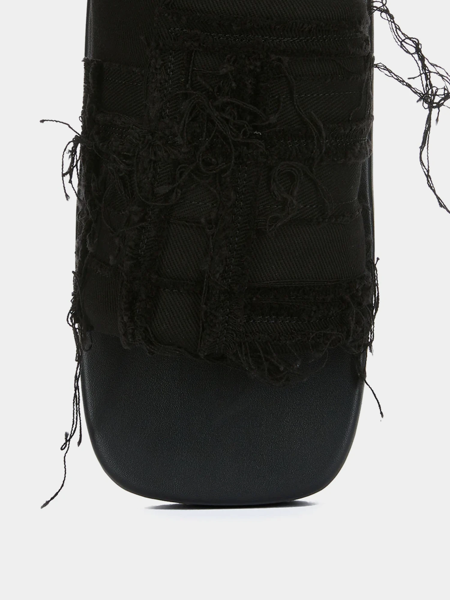 Сандалии RICK OWENS DRKSHDW Denim Paddded Slide Black