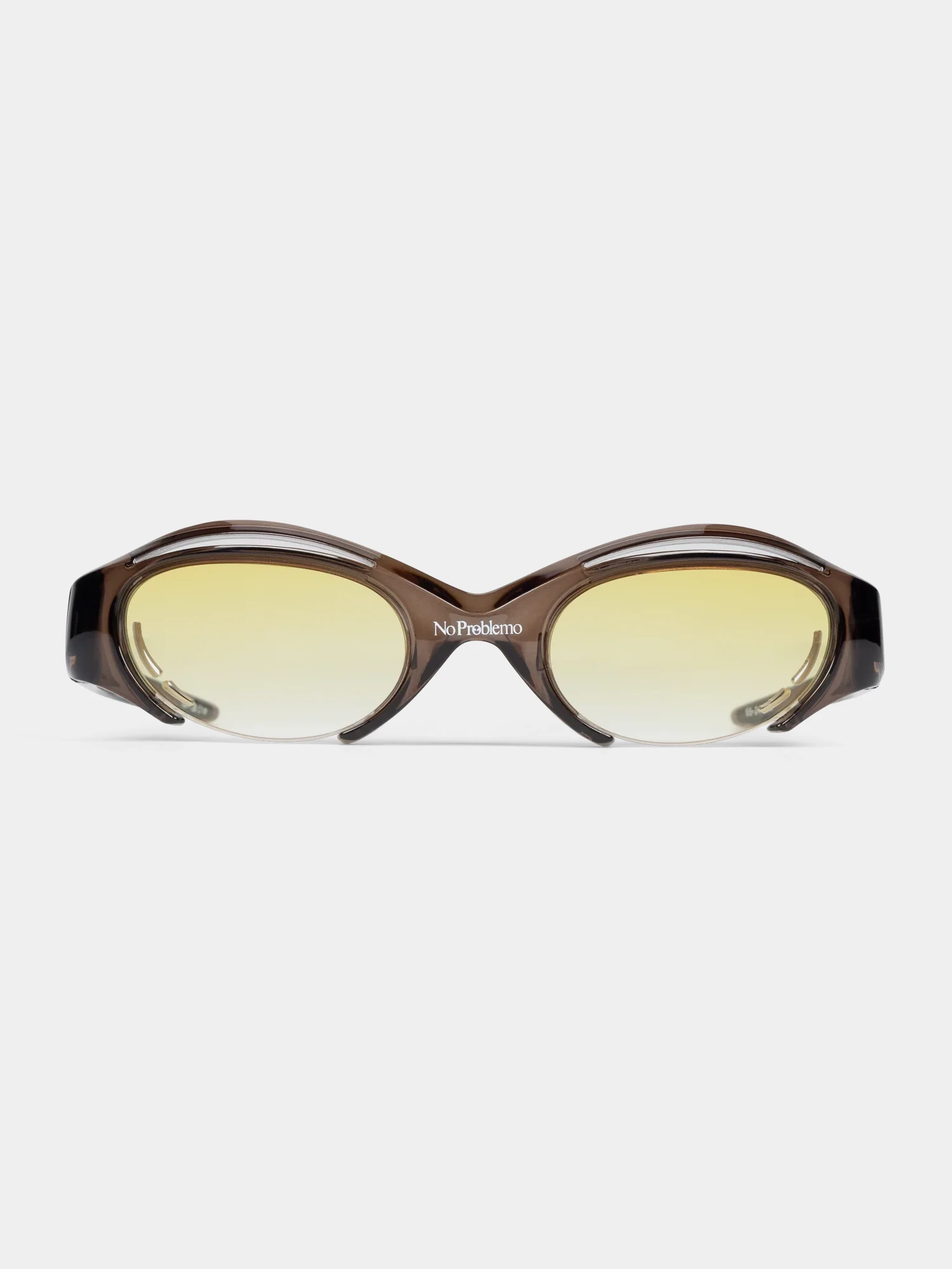 Очки NO PROBLEMO x LE SPECS Cyborg Cocoa/Amber Grad