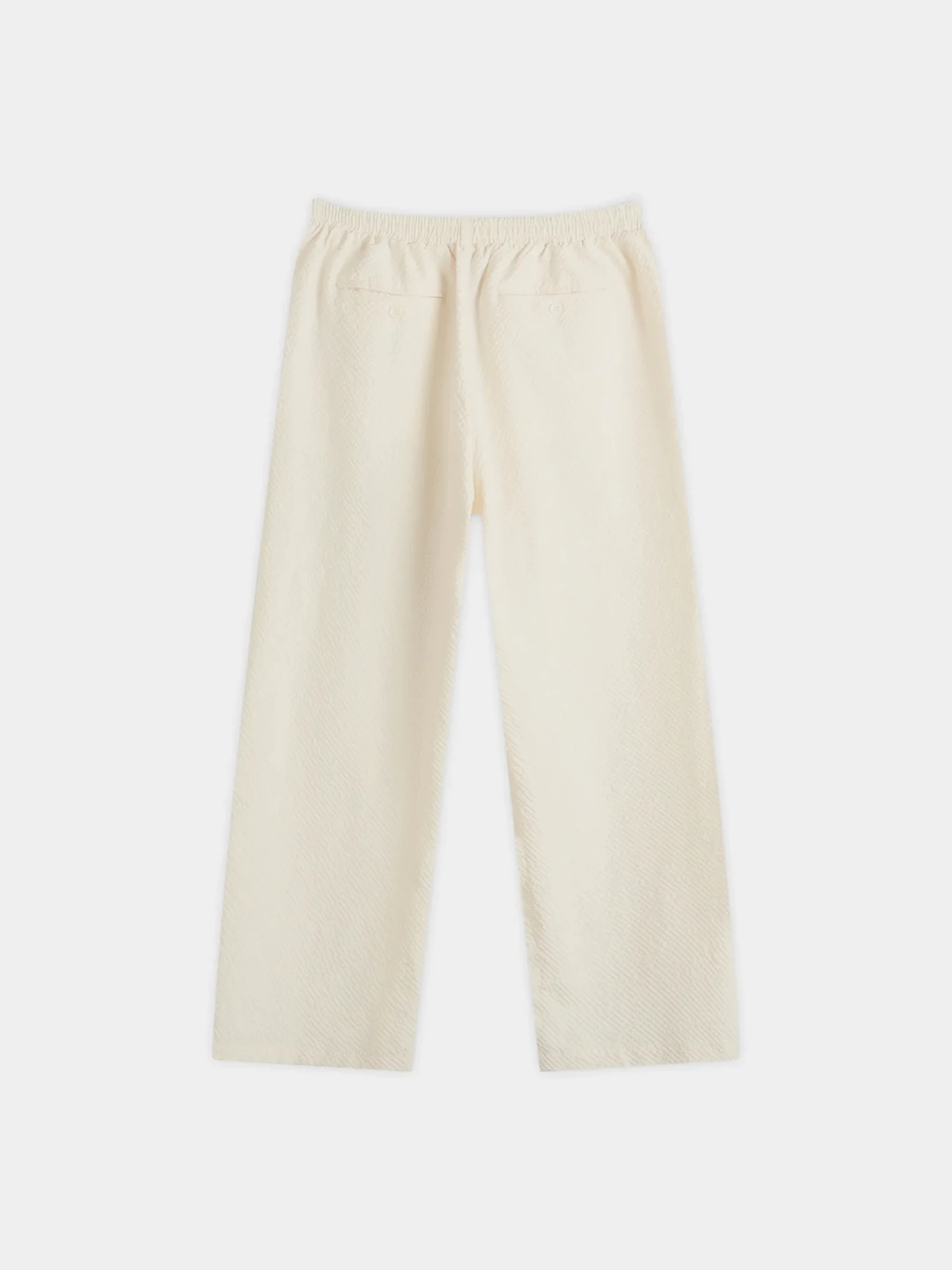 Брюки MKI MIYUKI ZOKU Seersucker Wide Leg Bone