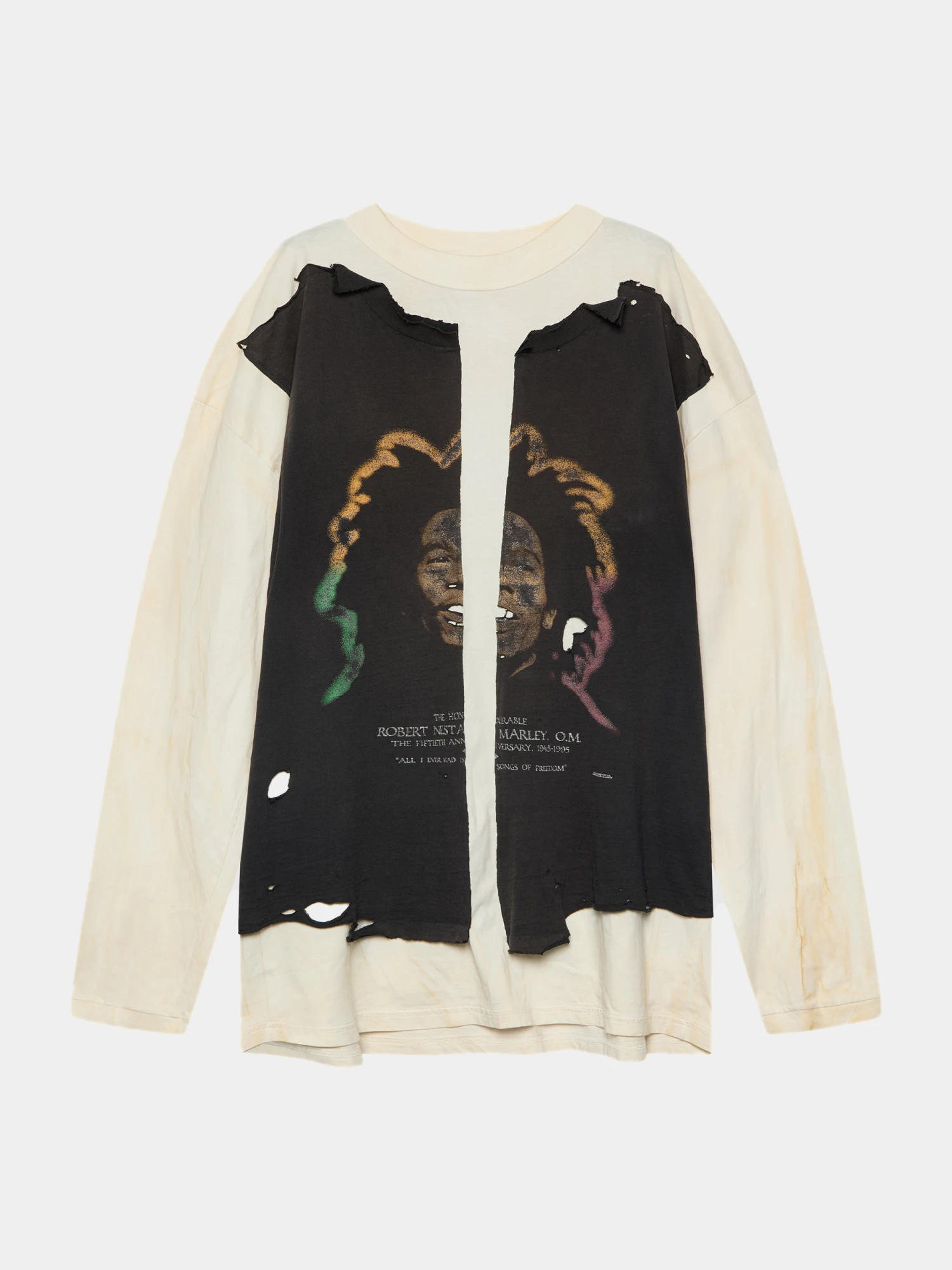 Лонгслив 424 Patch T-Shirt Vintage Salt White