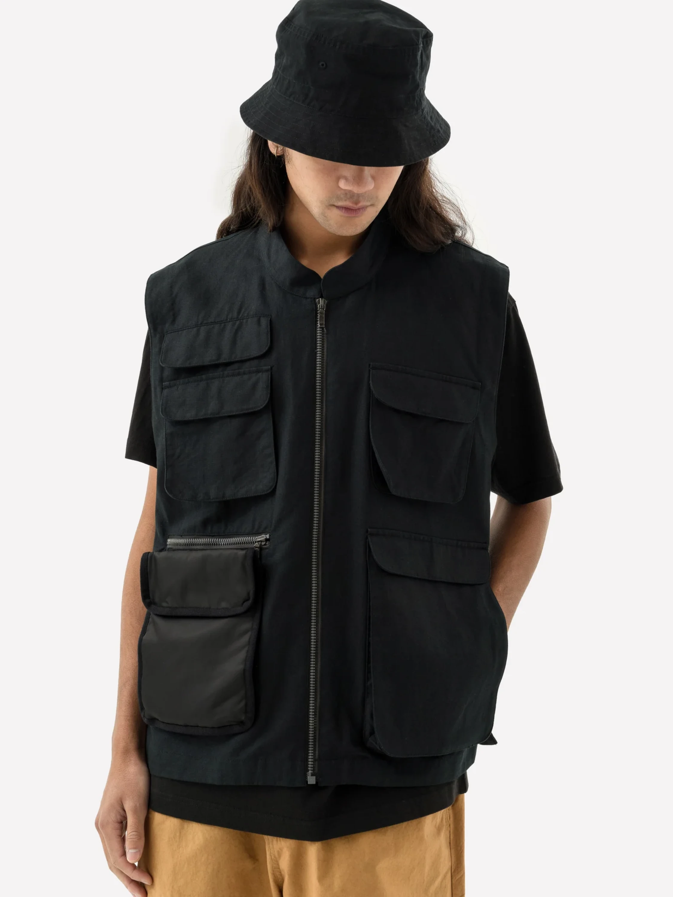 Жилет MAHARISHI 5201 Hemp Utility Vest Black