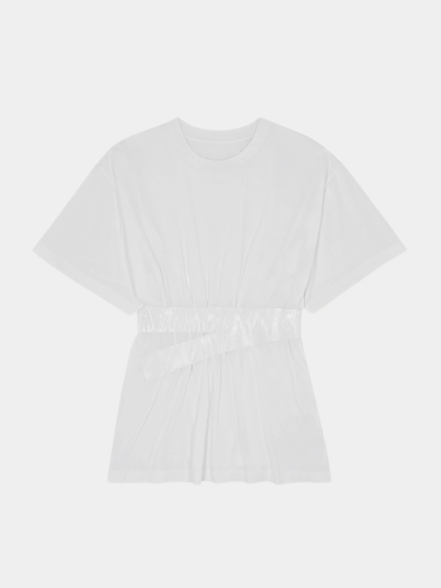 Женская футболка MM6 Maison Margiela Taped Jersey White