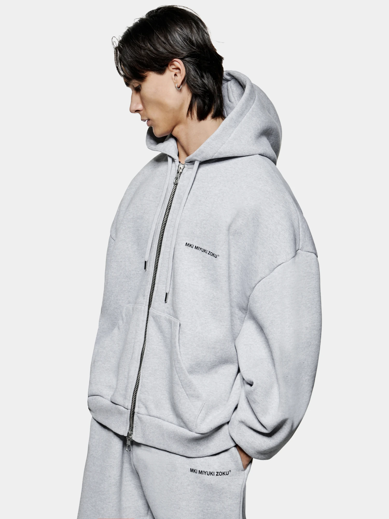Зип-худи MKI MIYUKI ZOKU Uniform Zip Hoody Grey