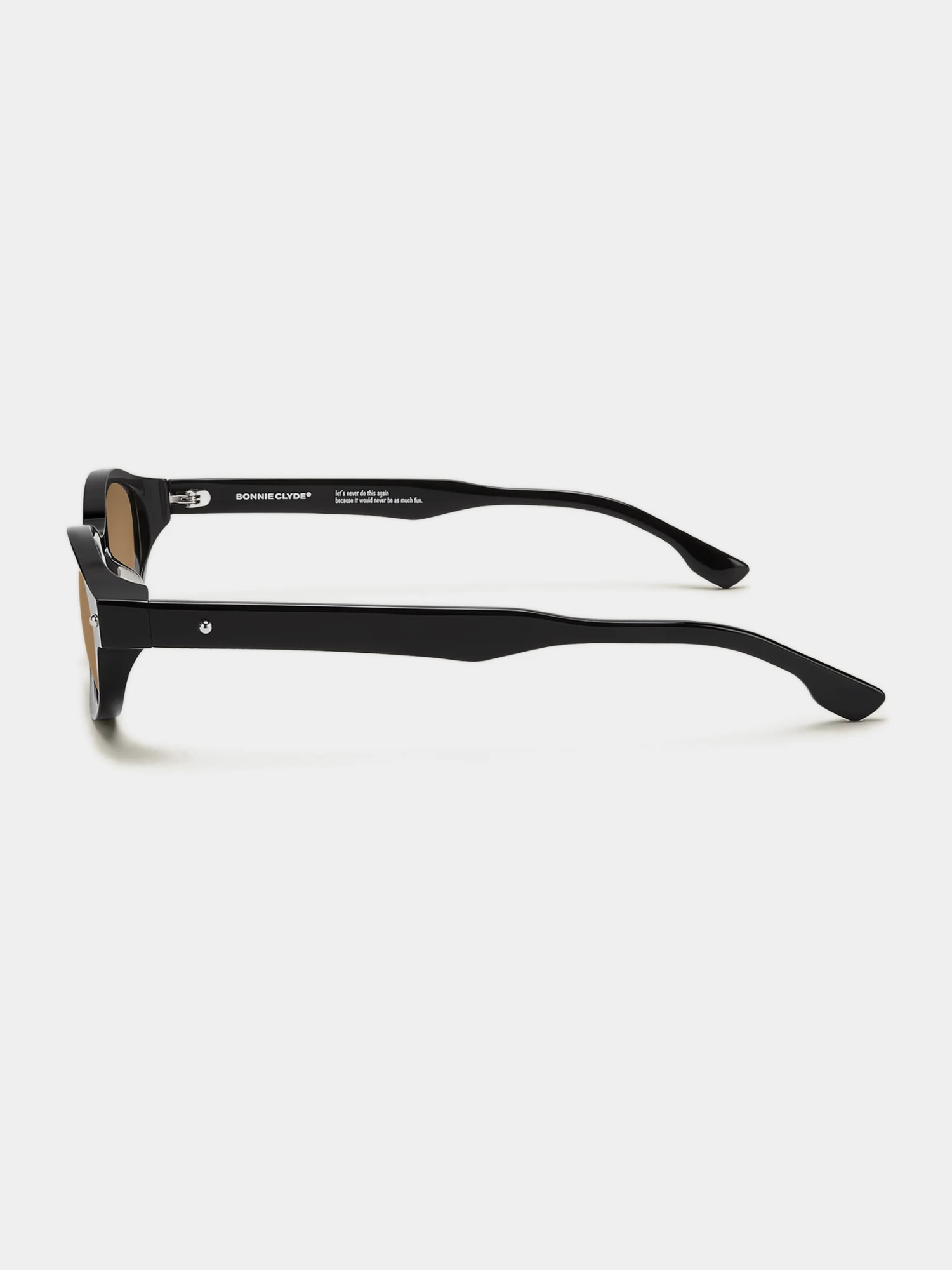 Очки Bonnie Clyde Roller Coaster Black & Brown Lens