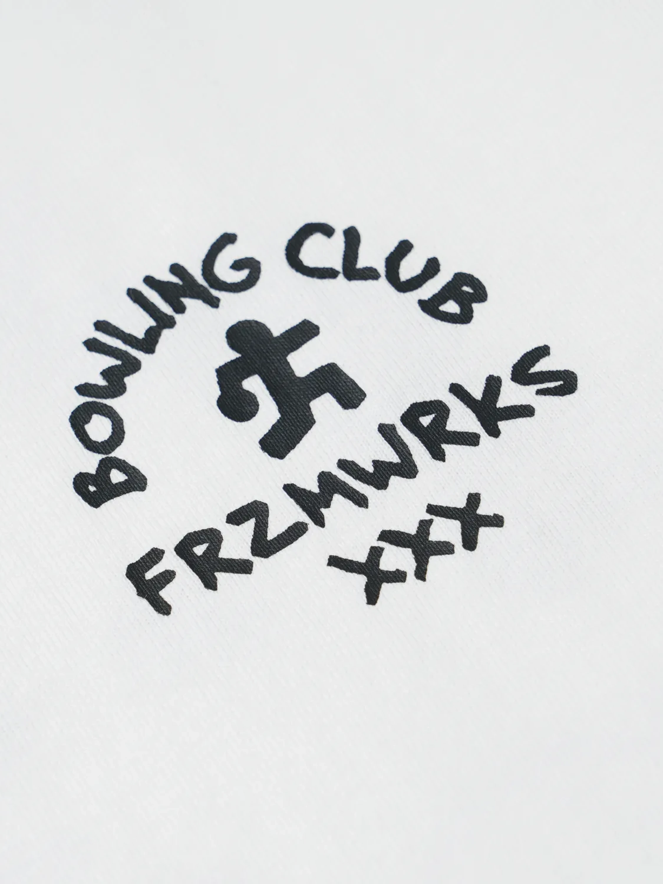 Футболка FrizmWORKS XXX Bowling Club Tee White
