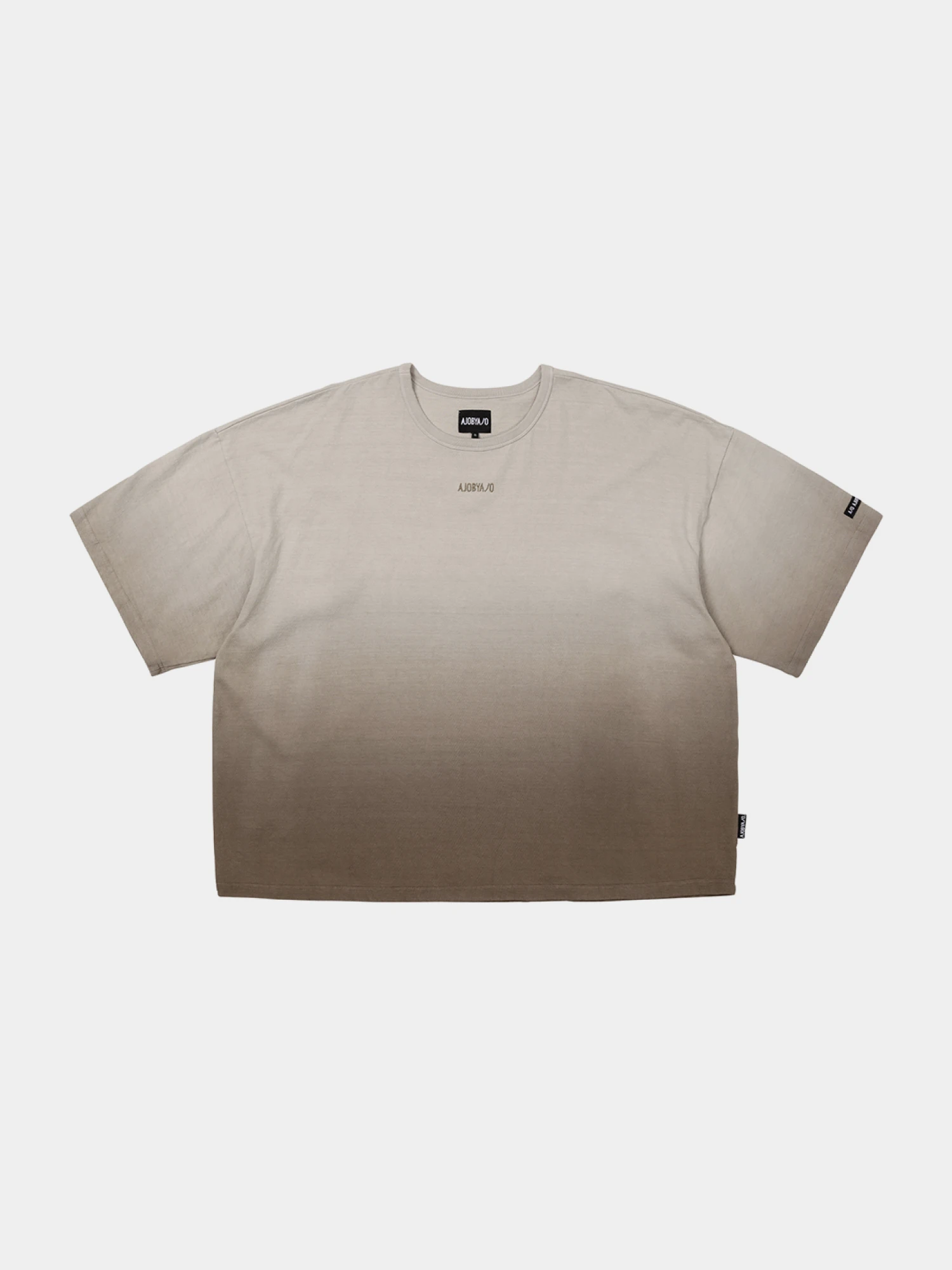 Футболка AJOBYAJO Gradation Washed Brown