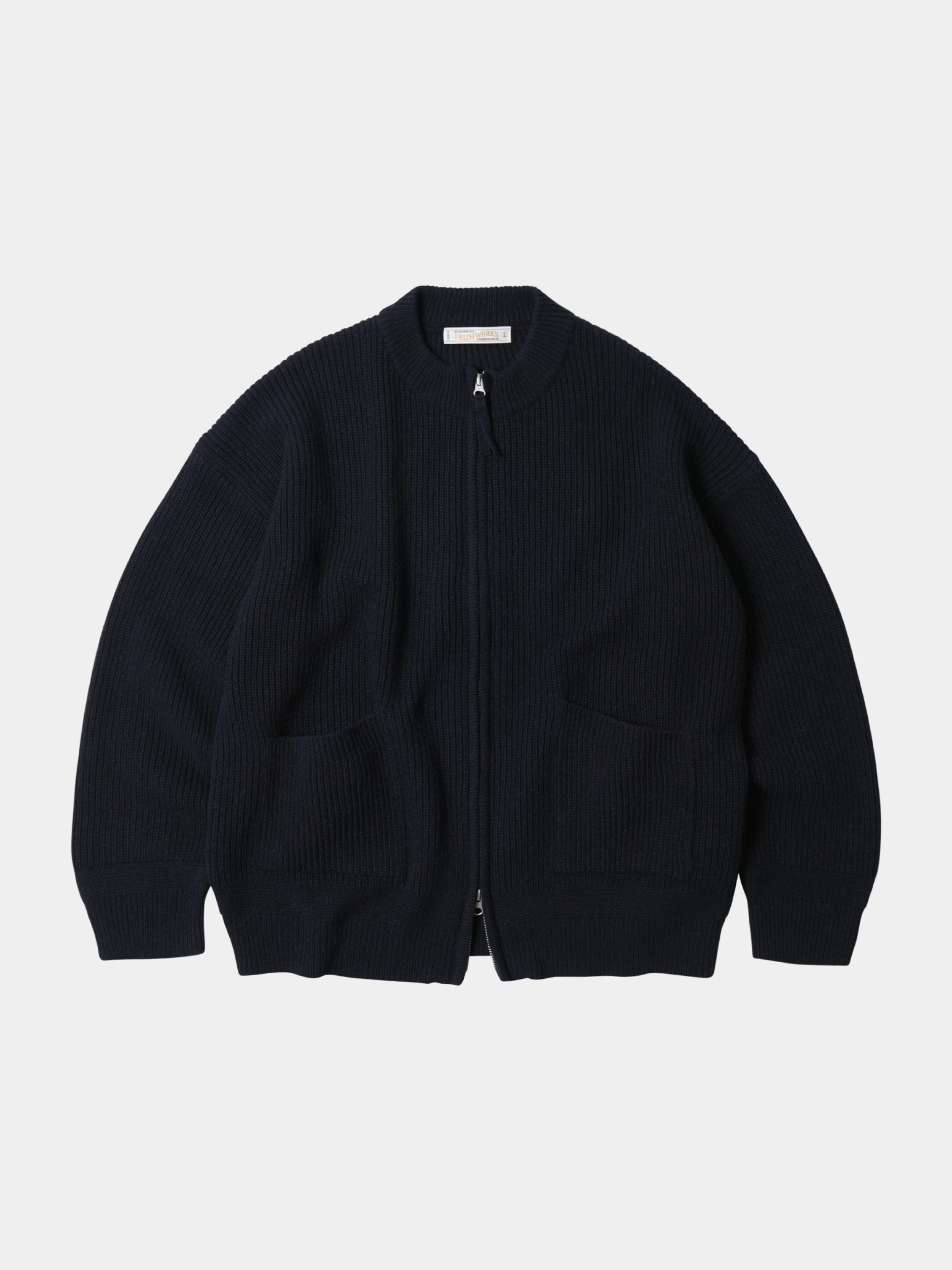 Кардиган FrizmWORKS Wool Deck Zip Up Cardigan Navy