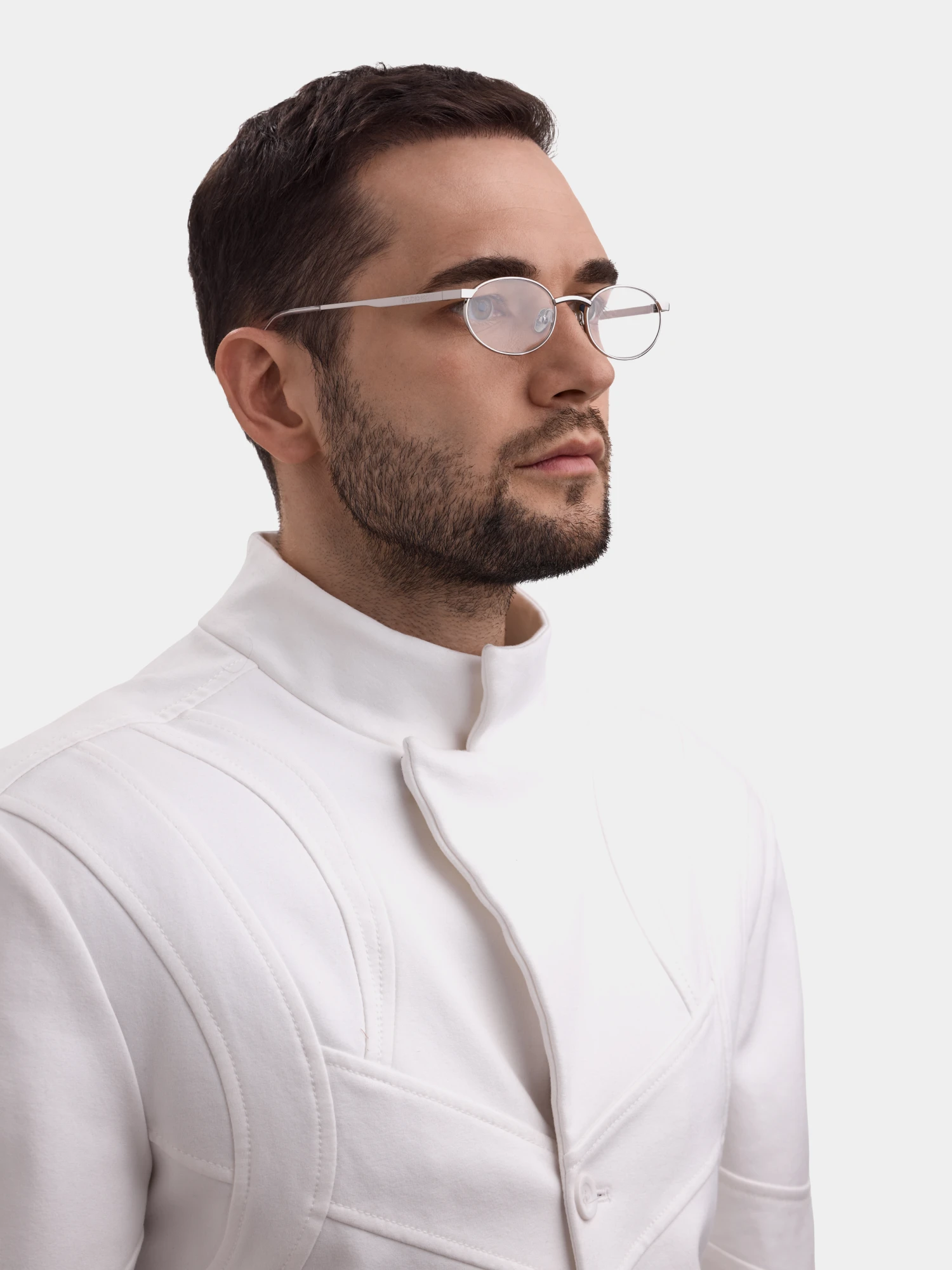 Очки Studio Slow X FAKOSHIMA McLovin Silver Clear
