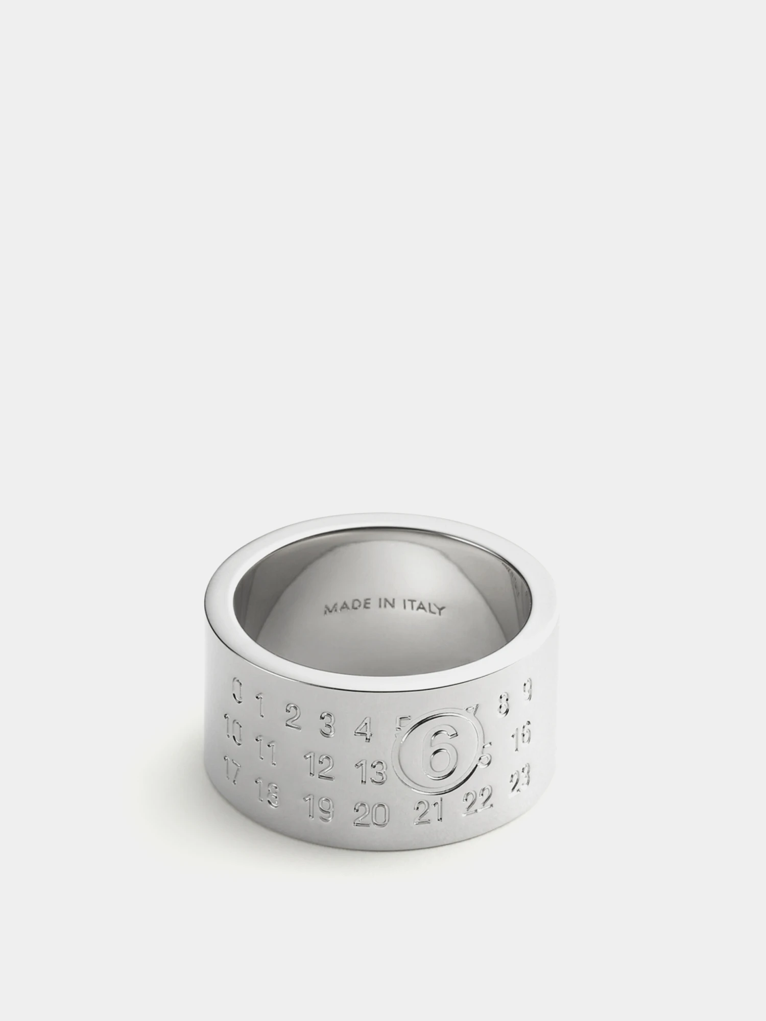 Кольцо MM6 Maison Margiela Numeric Logo Palladio