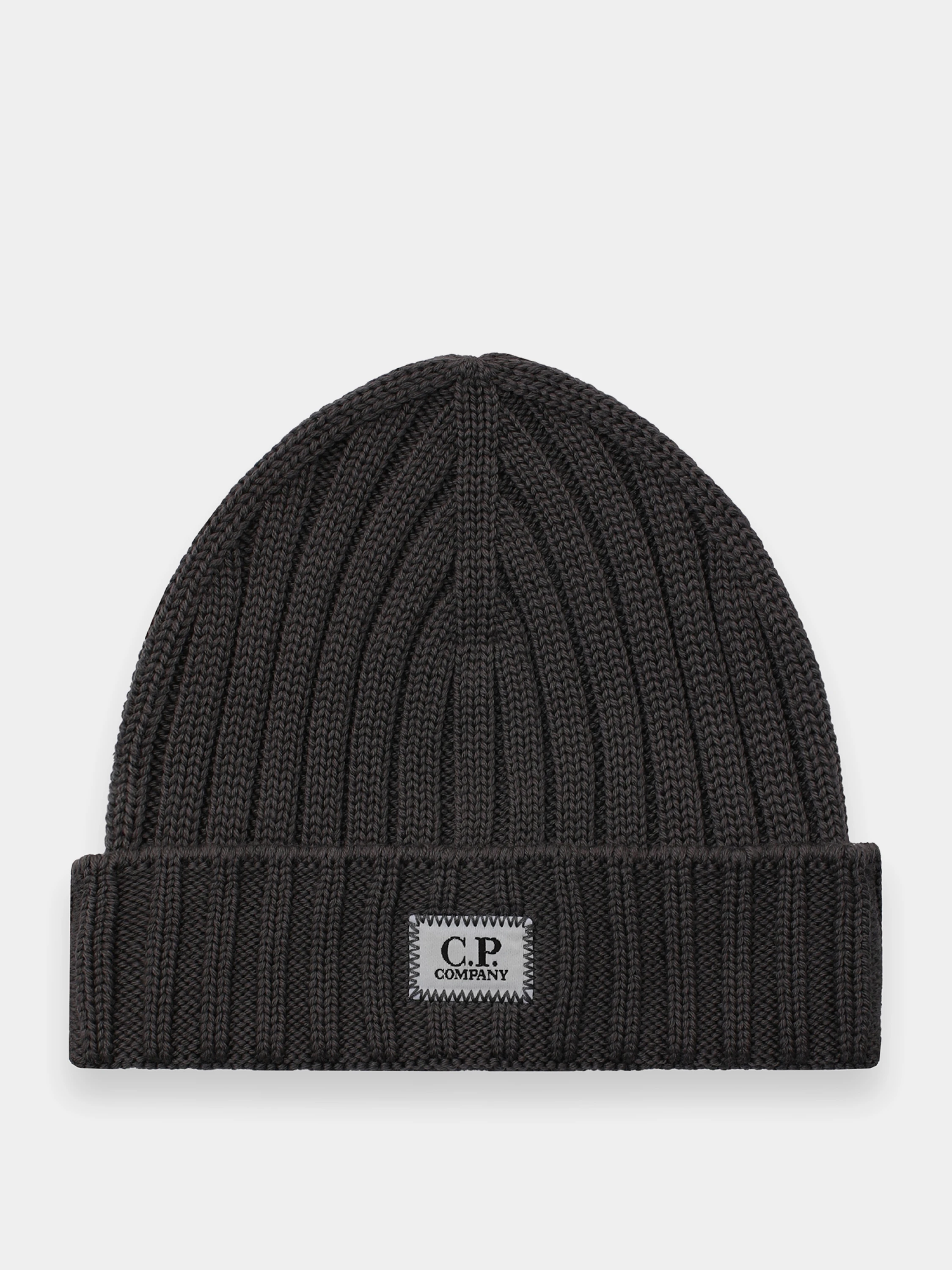 Шапка C.P. Company Extra Fine Merino Wool Walnut