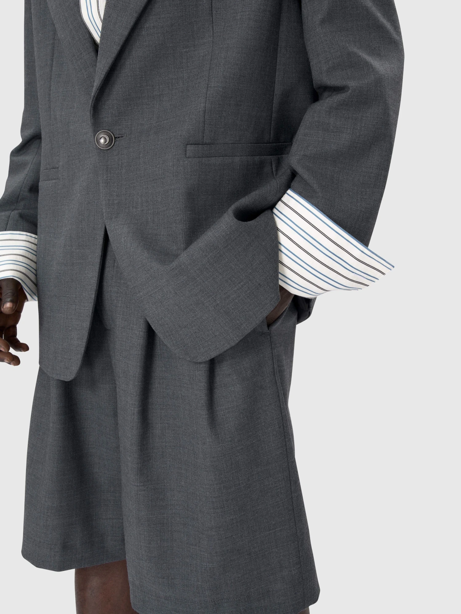 Шорты Marine Serre Regenerated Tailoring Grey